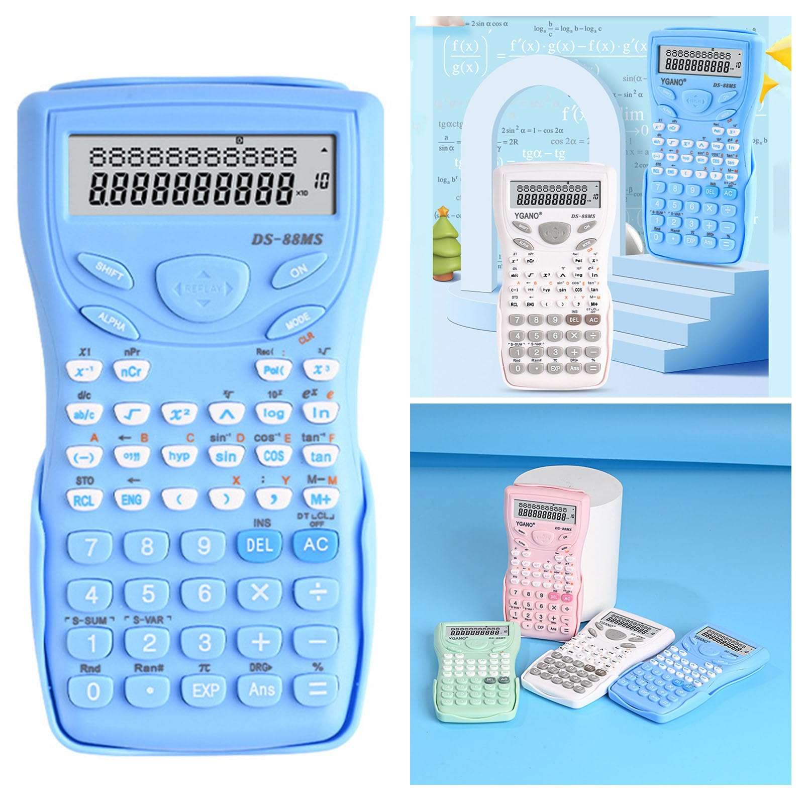 MinnowXY Portable Scientific Calculator 12 Digits Widescreen Multifunctional Exam Tool Function Calculator Professionals 3