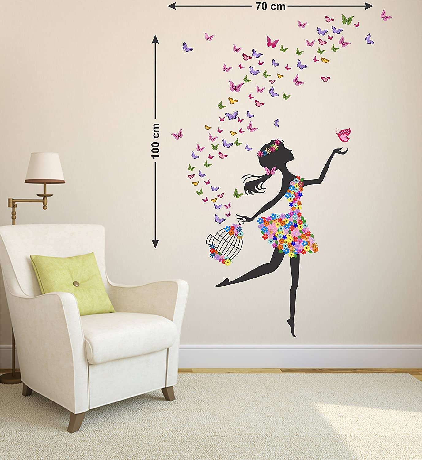 Self Adhesive VinylWaterproof Decorative Wall Stickers for Hall, Bedroom, Kitchen and Furniture 4