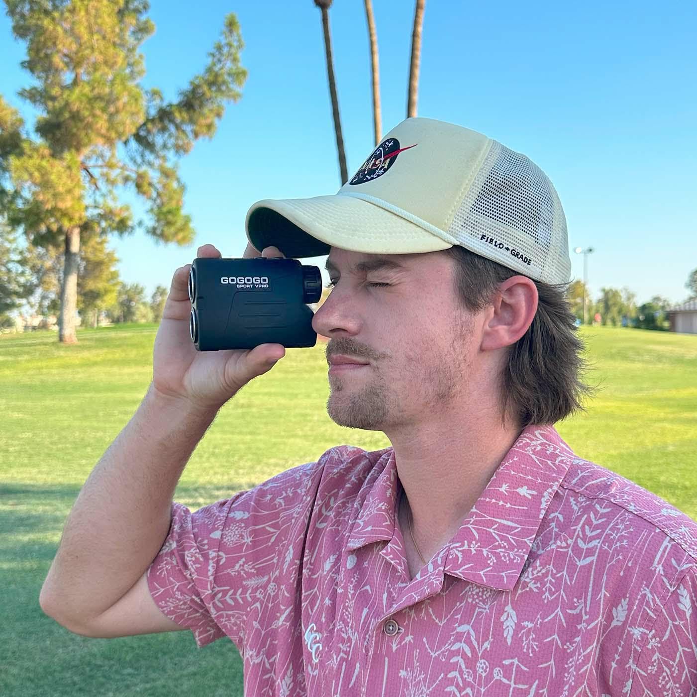 Gogogo Sport Vpro GS03 Laser Golf/Hunting Rangefinder, 1000/1200 Yards Laser Range Finder with 6X Magnification Ultra-Clear View, Lightweight, Slope, Pin-Seeker & Flag-Lock & Vibration (GS03-900) 5