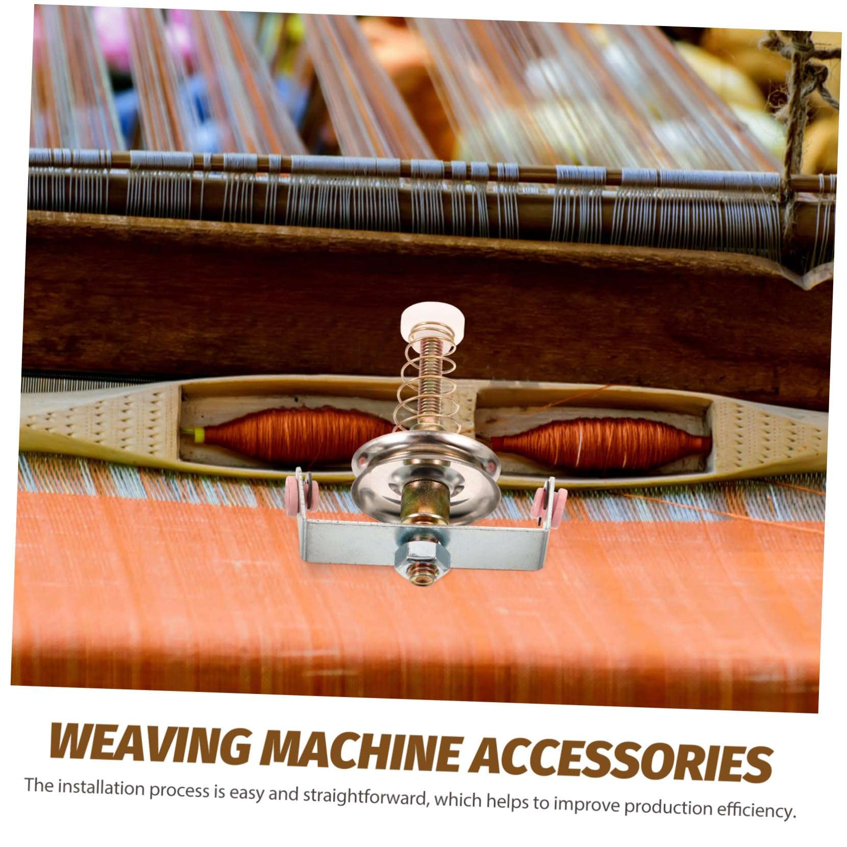 TEHAUX 3sets Sewing Embroidery Machine Accessory Fabric Stabilizer Spring Rope Threading Device for Quilting 2pcs*3 6