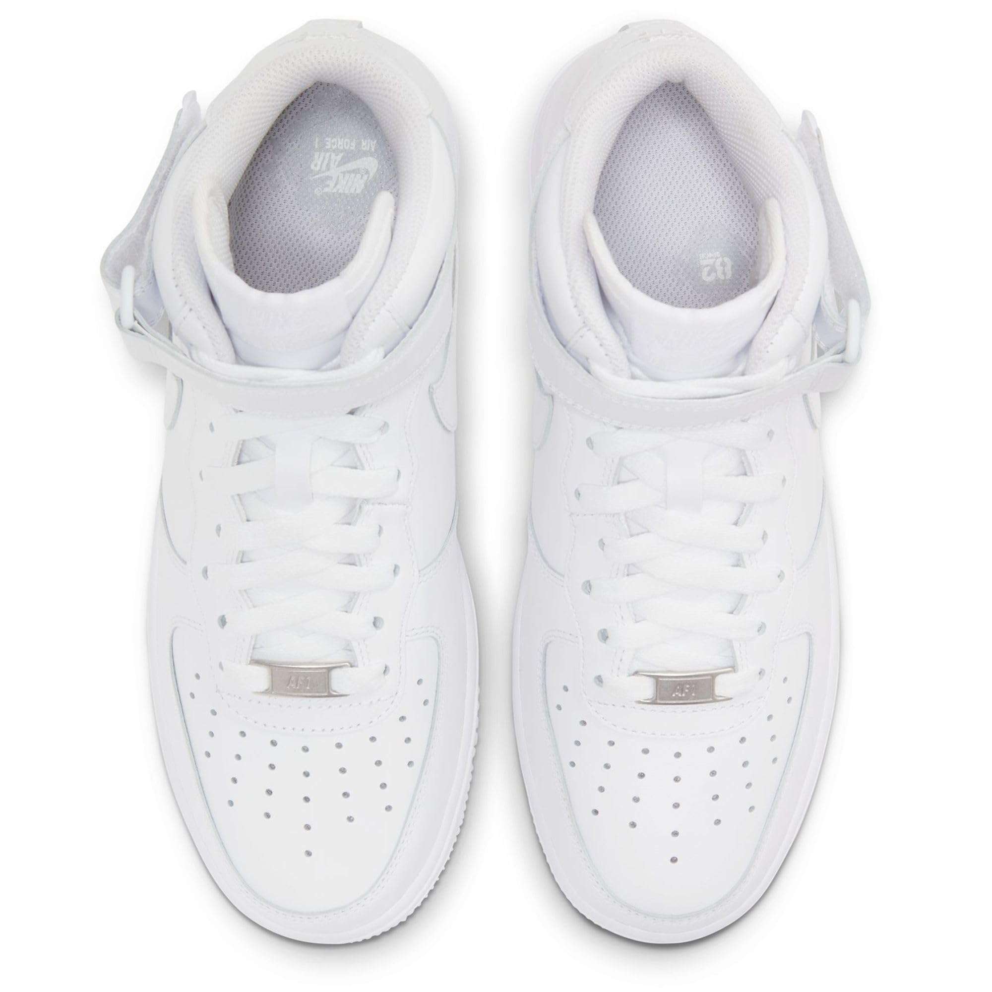 Nike Women's Air Force 1 '07 Mid Shoes (White White White 100, us_Footwear_Size_System, Adult, Women, Numeric, Medium, Numeric_9_Point_5) 6