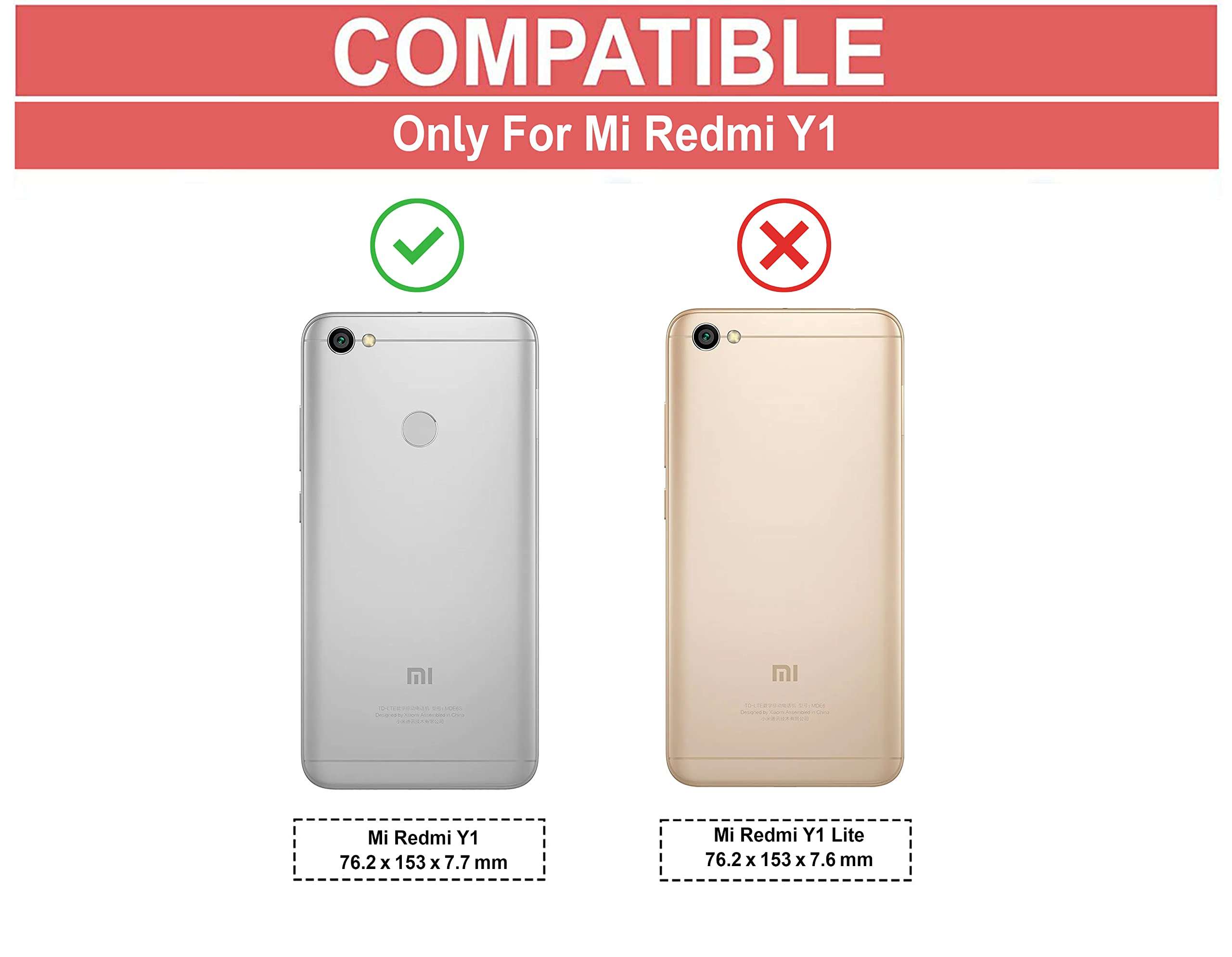 Amazon Brand - Solimo Back Cover Case for Mi Redmi Y1 | Compatible for Mi Redmi Y1 Back Cover Case | 360 Degree Protection | Soft and Flexible (TPU | Matte Black) 2