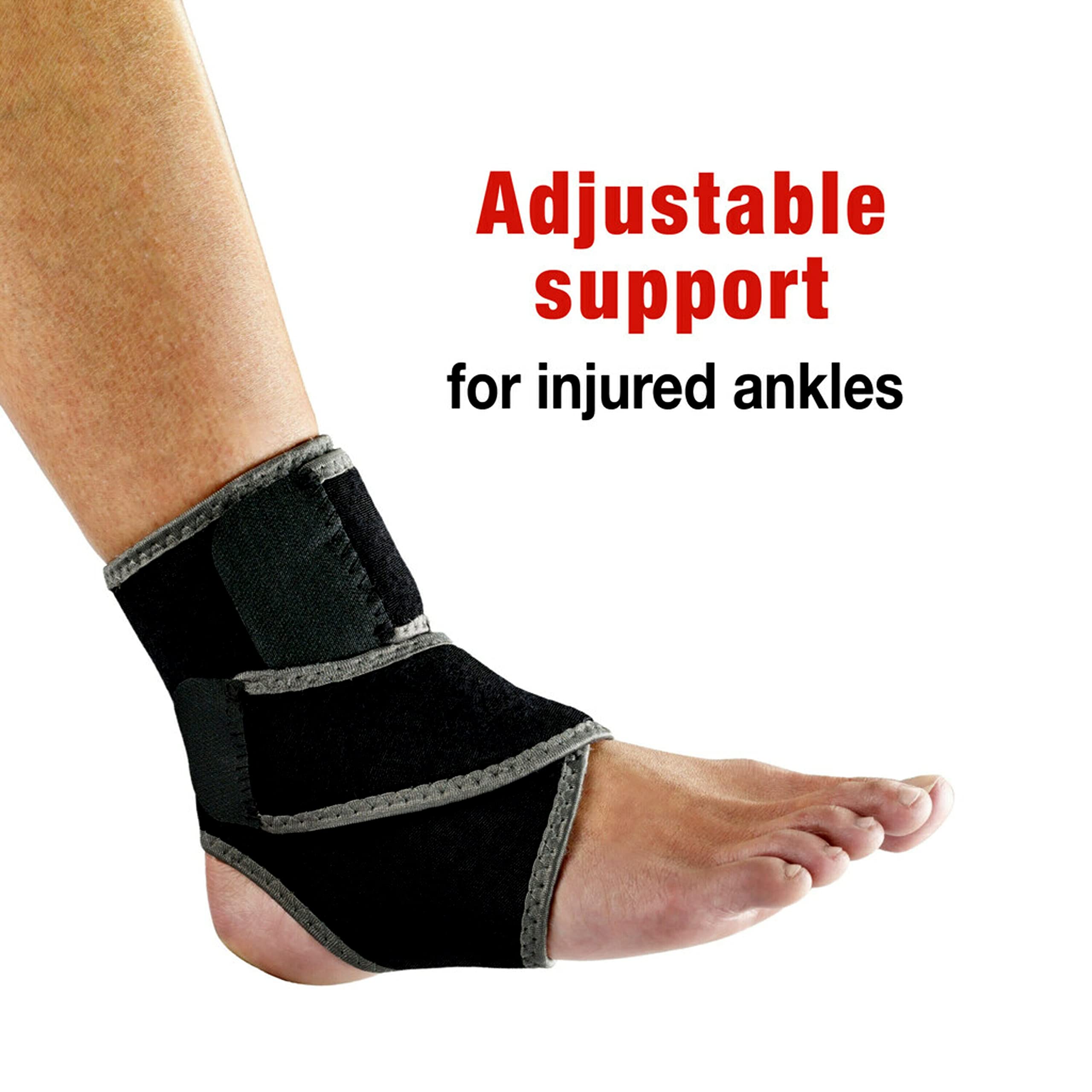ACE Brand Adjustable Compression Ankle Support, Moderate Support for Weak, Sore or Injured Joints, Adjustable Straps, One Size Fits Most 4