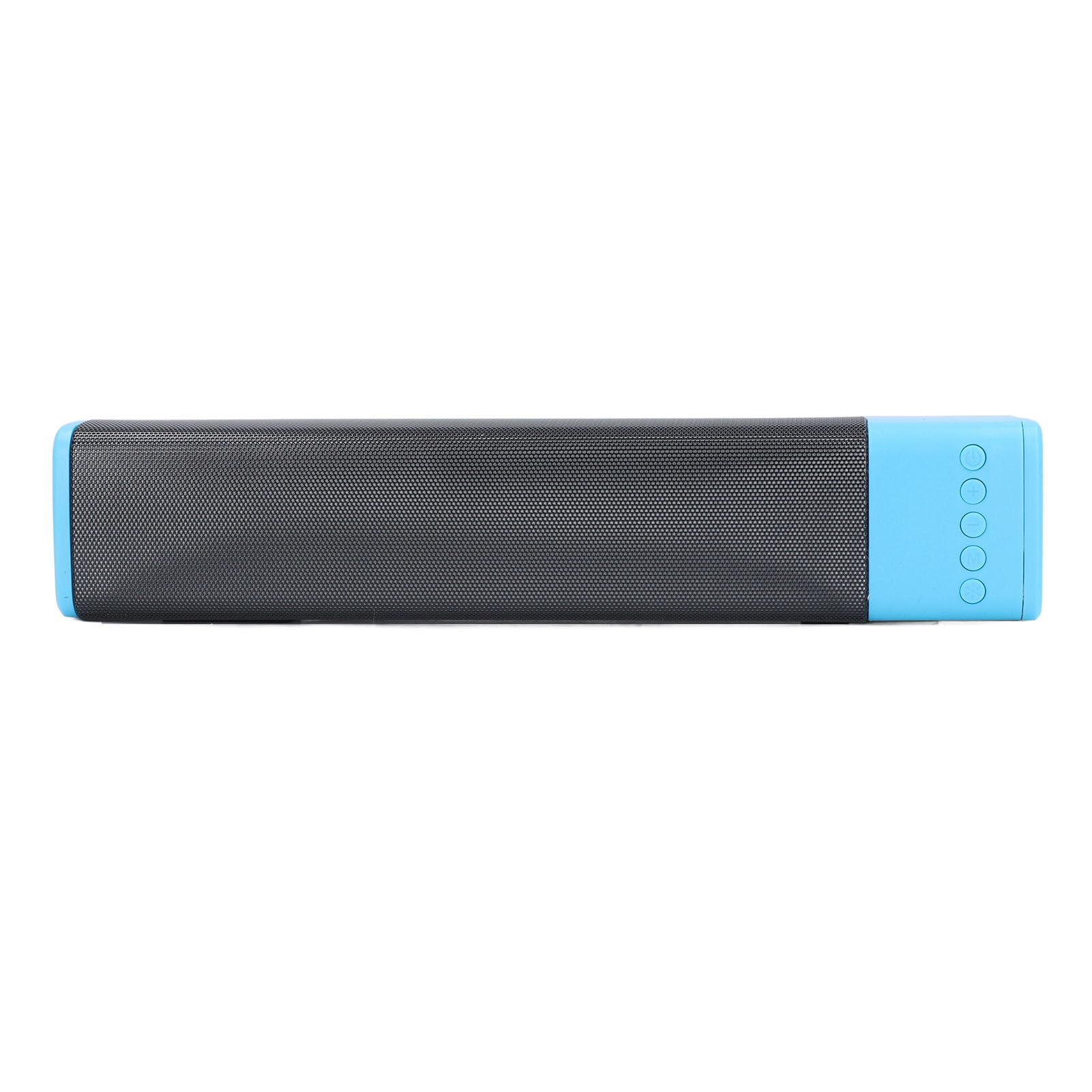 ZJchao Cordless RGB Soundbar, Cordless Speaker Dual 5W Soundbar RGB Light for Home Gathering (Blue) 5