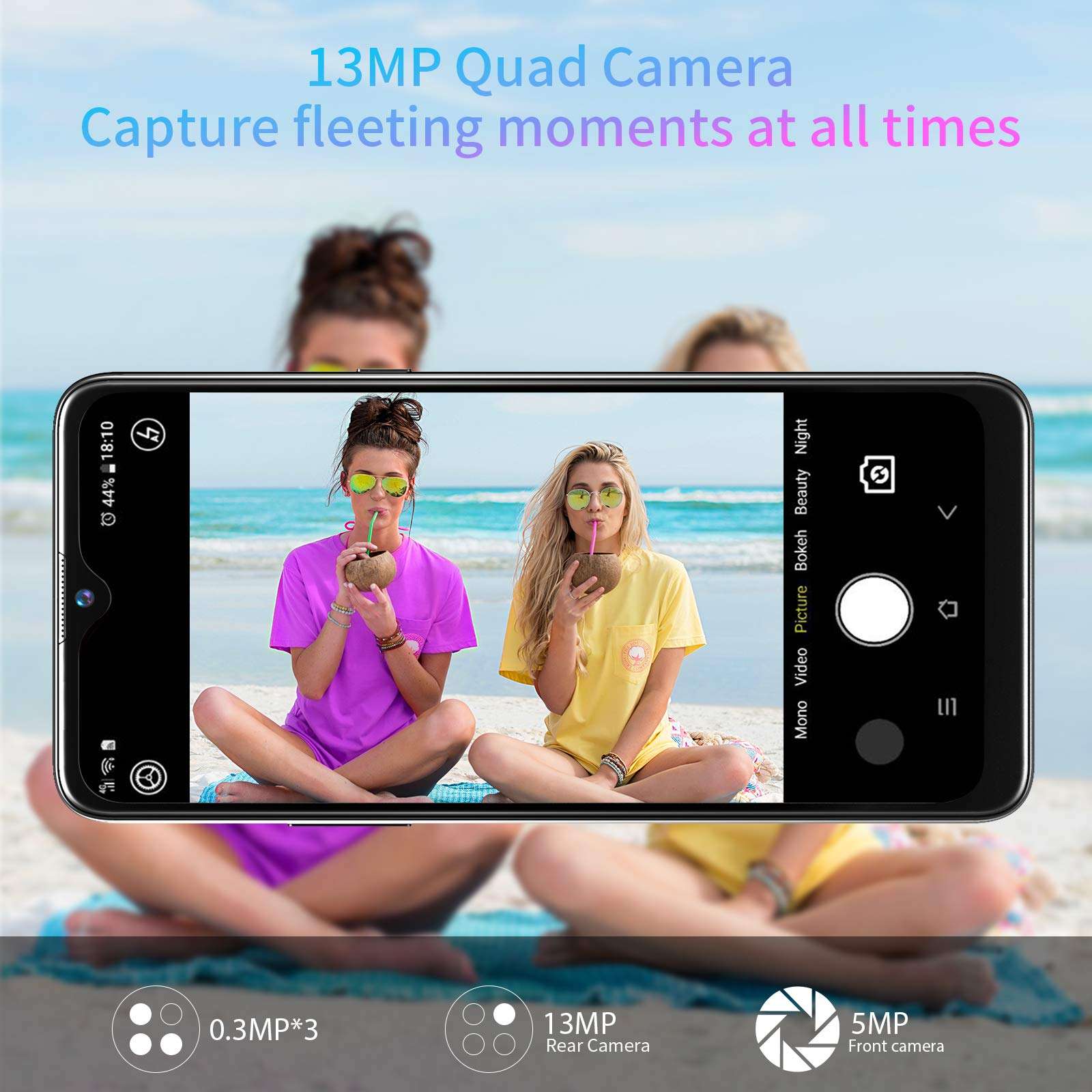 Unlocked Smartphones, Blackview A80, 4G Dual sim Unlocked Cell Phones, Bundle Android 10 OS 2GB+16GB ROM, 6.21" HD+, Fingerprint Face Detection, 4200mAh high Capacity Battery, at&t Phone on Cricket 2