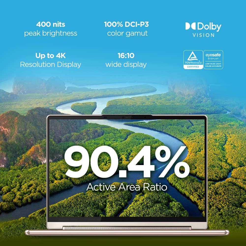 Lenovo Yoga 9 13th Gen Intel Evo i7 1360P 14"(35.56cm) 4K OLED 2-in-1 400Nits Laptop (16GB/1TB SSD/Win 11/Office 2021/Backlit KB/Pen 2.0/1Yr Warranty/Alexa/3 Month Game Pass/Oatmeal/1.4Kg) 83B1004XIN 2