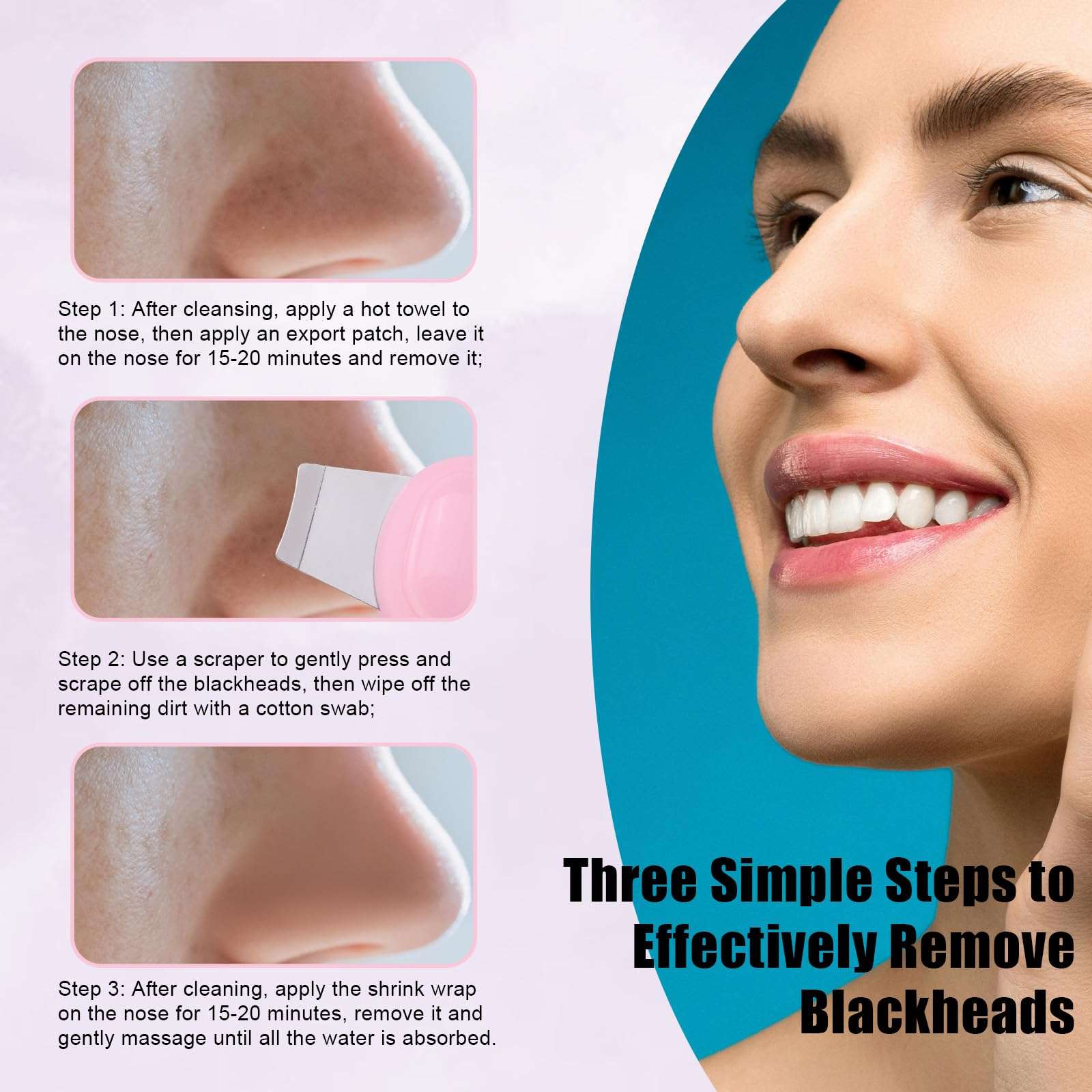 Face Scraper Tool, Dog Paw Shaped Blackhead Remover Tool Face Spatula Pore Cleaner Skin Scrubber Pore Scraper Nose Blackhead Scraper Pore Shovel Pimple Extractor for Facial Deep Cleaning Men Women 6