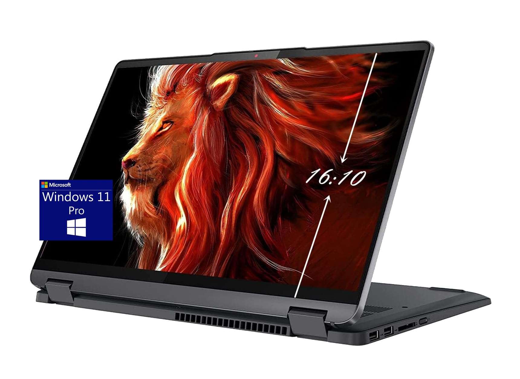 Lenovo IdeaPad Flex 5i 14" 2-in-1 Laptop – 16:10 (1920 x 1200) IPS Touch Screen – Intel Core i5-1235U – 8GB RAM – 1TB PCIe SSD – Fingerprint – Thunderbolt 4 –1080p Webcam – Windows pro - w/Mouse Pad 1