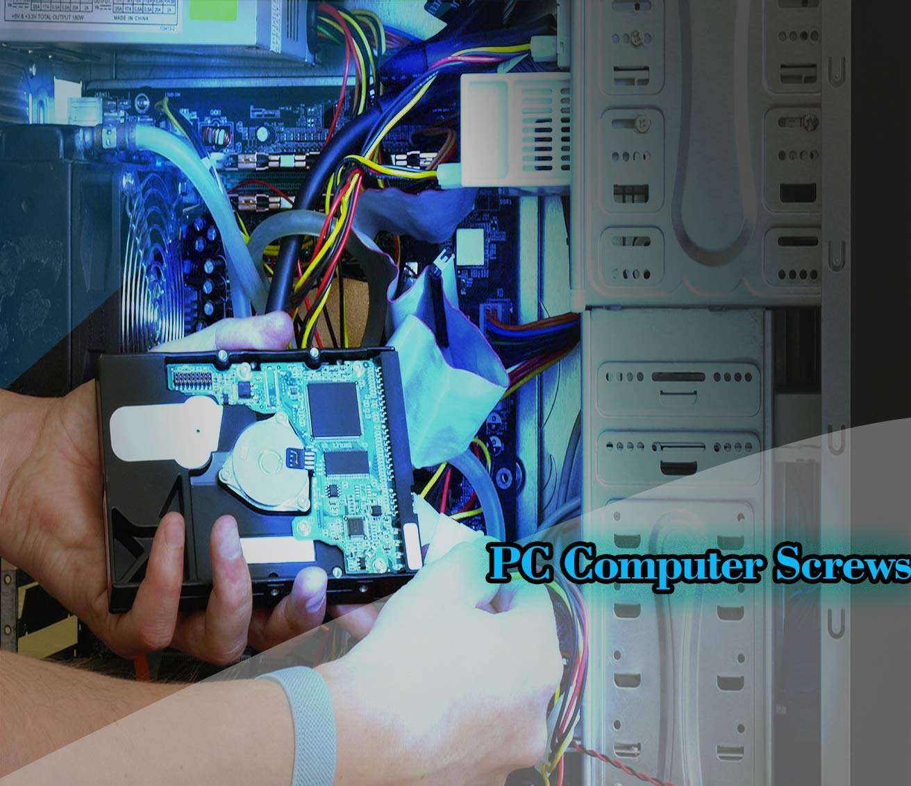 340PCS Computer Screws, Motherboard Screws and Standoffs, HDD Hard Driver, PC Case, Fan, SSD, CD-ROM, Graphics,Power Supply for DIY PC Building and Repair (Black) 3