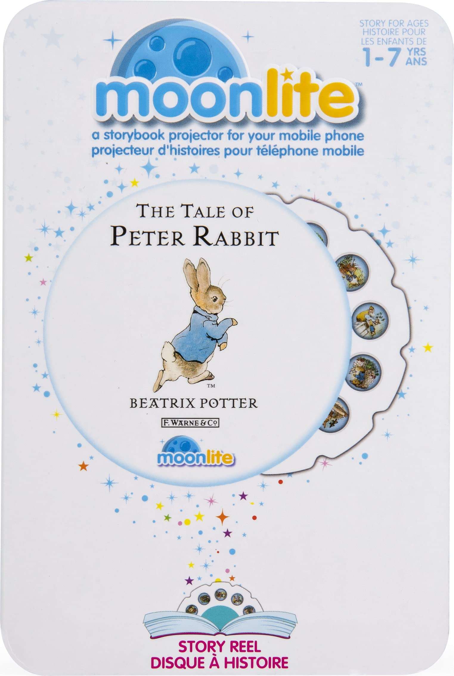 Moonlite Single Story Reel - Peter Rabbit for Kids 1 Year and above Multicolor 4