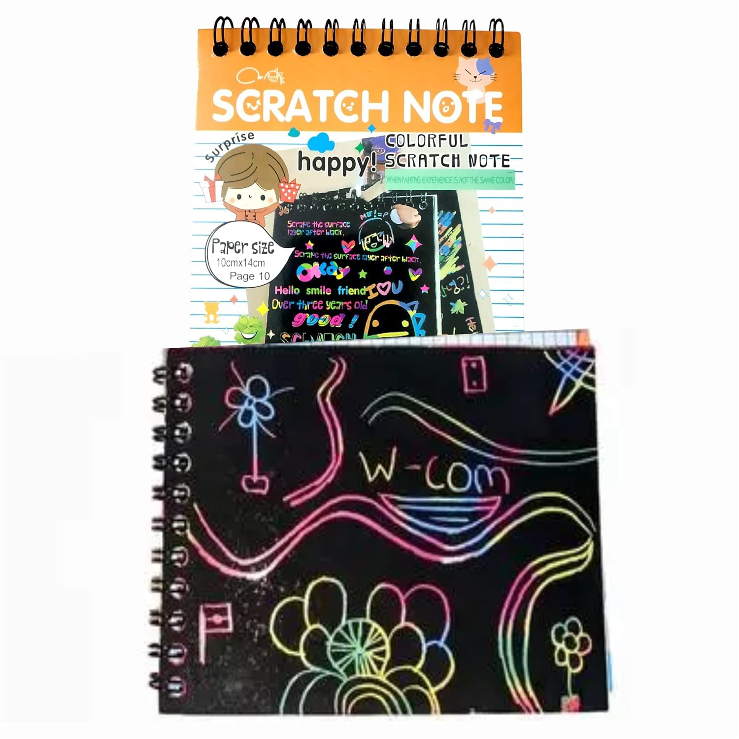 Return Gifts for Birthday for Kids Party Bulk - 6 Pcs Scratch Book for Kids, Magic Book for 3 4 5 6 7 for Birthday Return Gifts for Children Girls, Boys Best, Multicolor 3