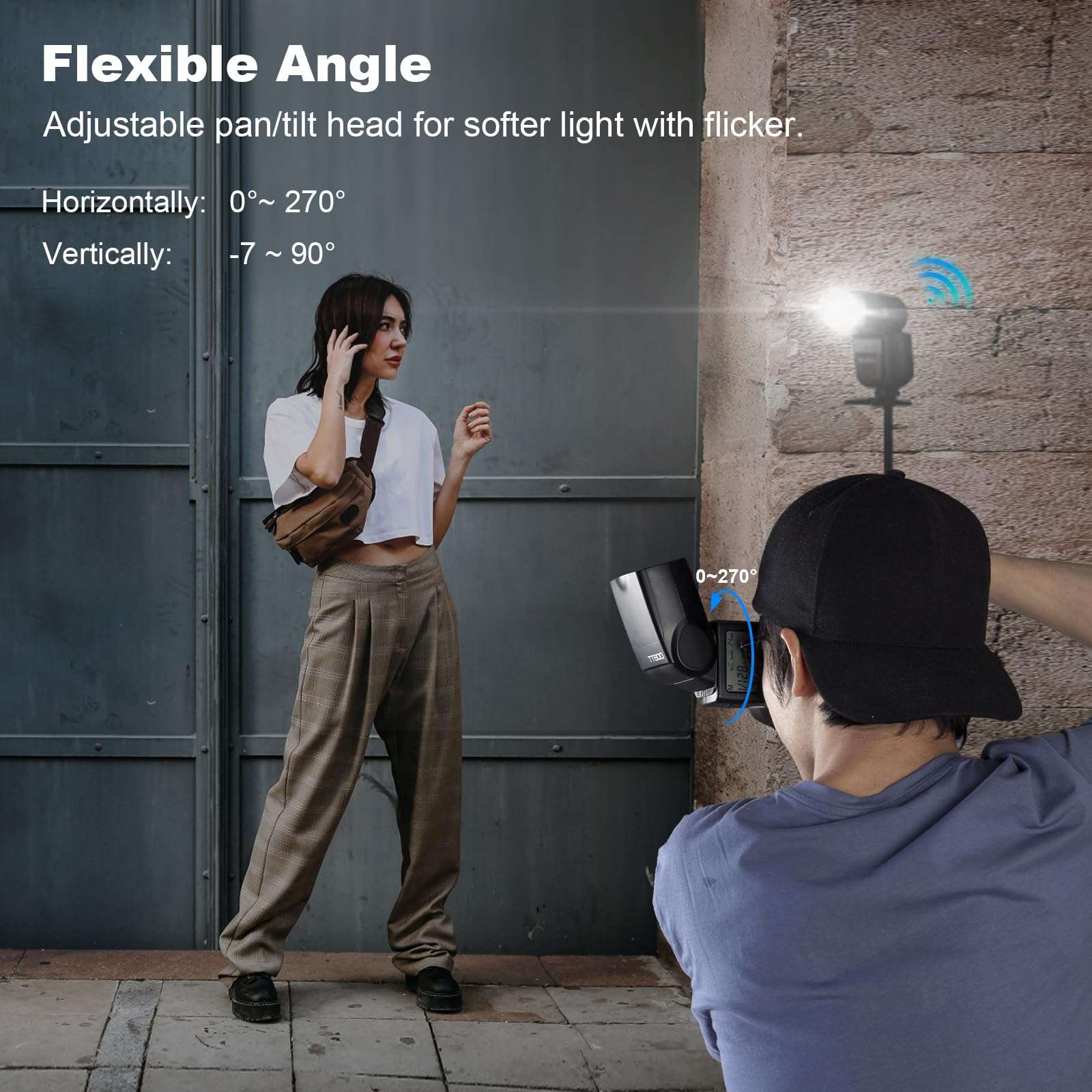 Godox V860II-N i-TTL 2.4G High-Speed Sync 1/8000s GN60 Li-ion Battery Camera Flash Speedlite with X2T-N Wireless Trigger Transmitter Compatible for Nikon Cameras &15x17cm Softbox & Filter& USB Light 6