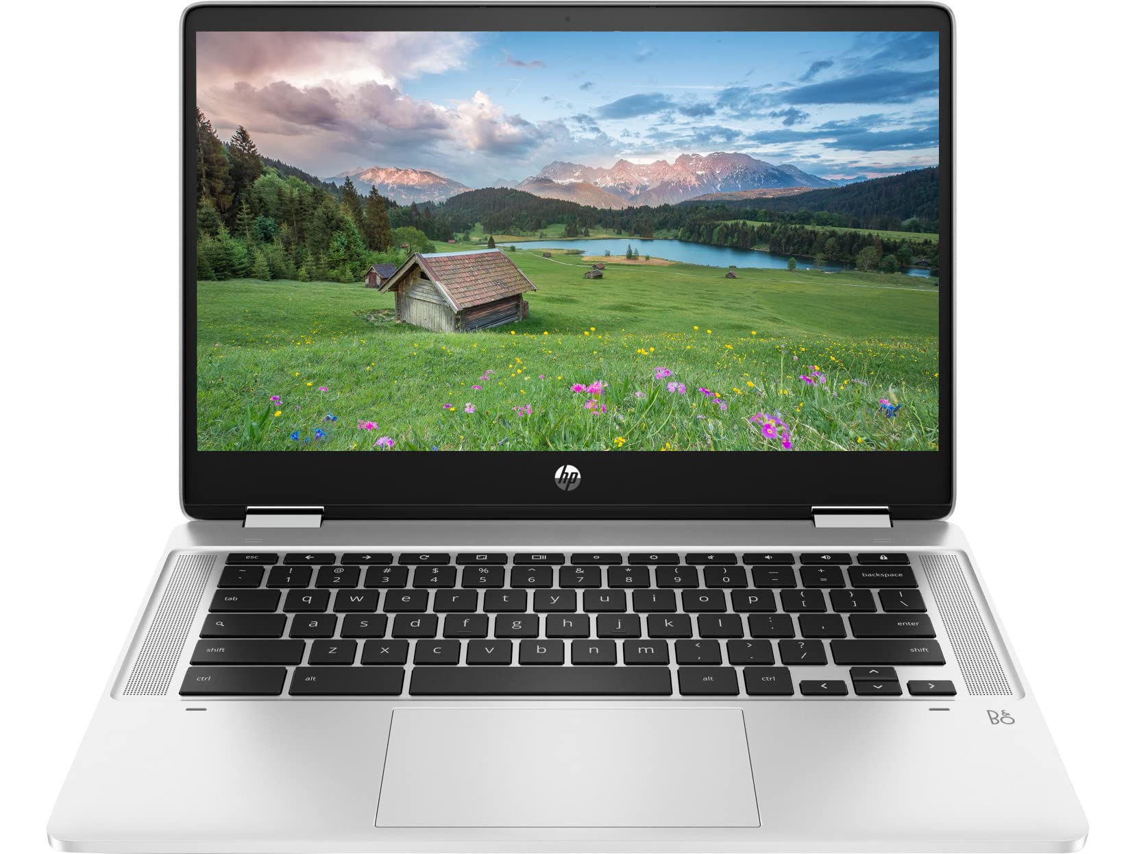 HP Chromebook x360 2-in-1 Laptop, 14" HD Touchscreen, Intel Celeron N4500, 4GB LPDDR4x RAM, 32GB eMMC Flash Memory, Webcam, WiFi, Bluetooth, Chrome OS. Silver 2