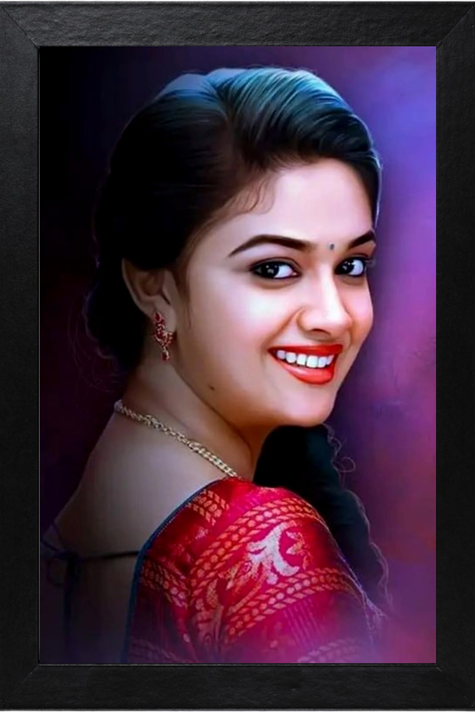 VSK SKETCH ART Customised Digital Oil Painting | Gift For - Anniversary | Birthday | Wife | Husband | Sister | Brother | Father | Mother | Fathers Day | Teachers Day | Gift For SomeOne (8x12) 5