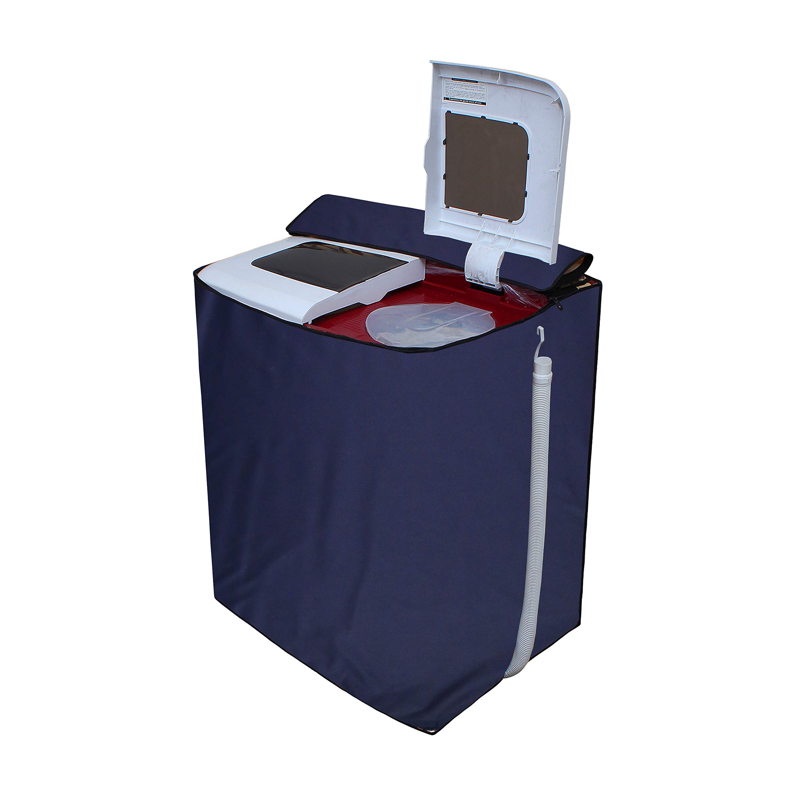 Nitasha Outdoor and Indoor Washing Machine Cover for Kelvinator 8.5 Kg Top Loading Semi-Automatic Washing Machine, KWS-A850BR (Blue/Waterproof-dustproof) 3