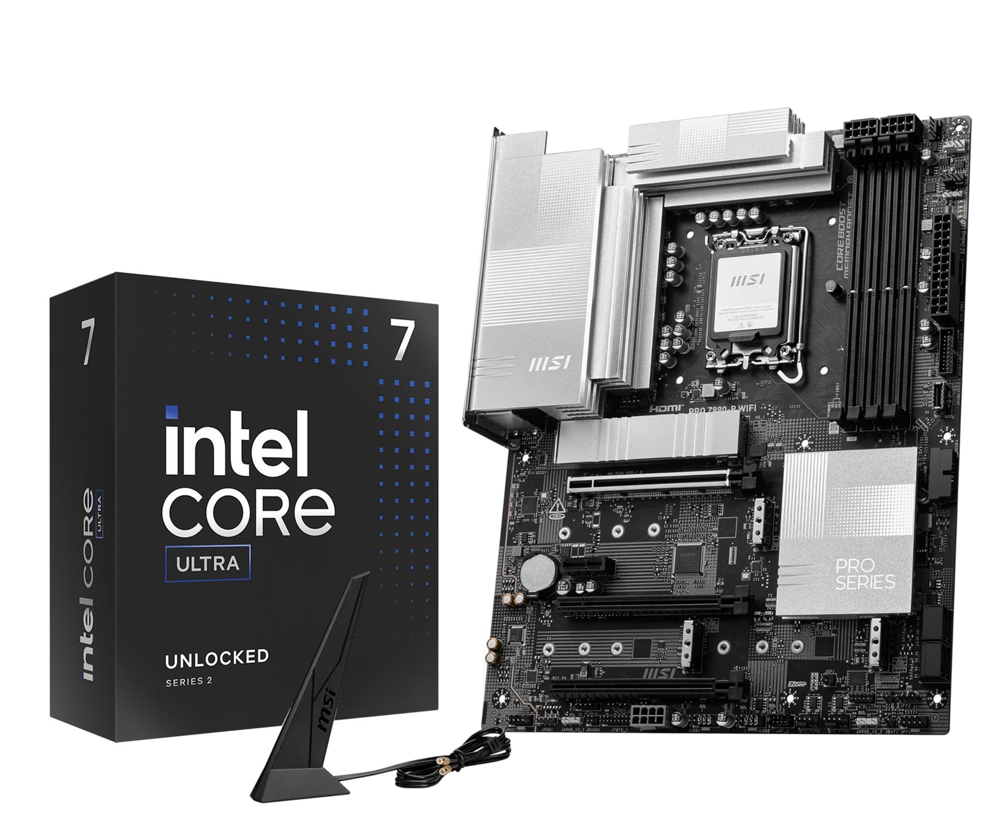 INLAND 3-in-1 Combo: Intel Ultra 7 265K Processor+ Msi Pro Z890-P WiFi 1TB QN450 M.2 2280 SSD 3