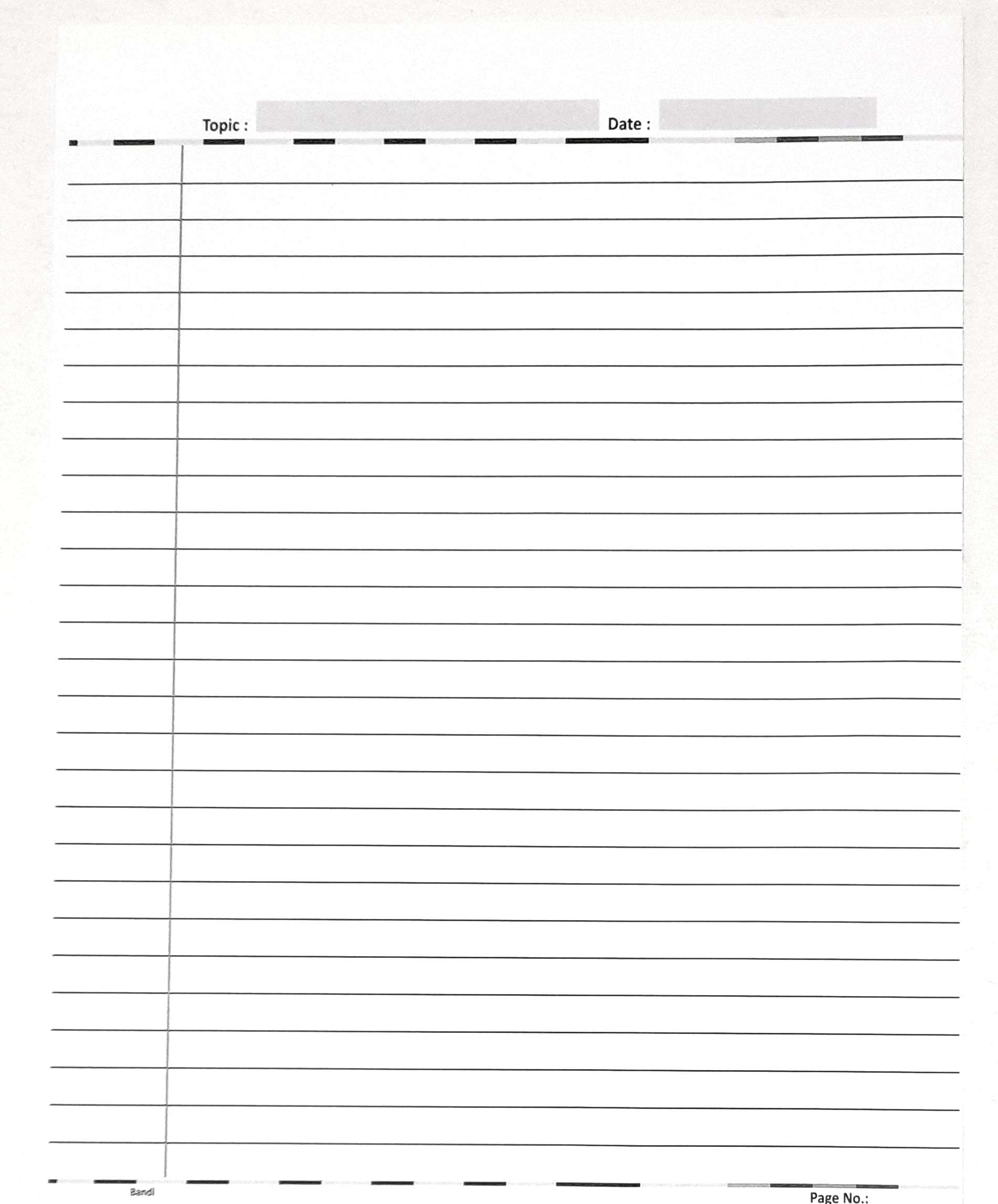 Ditya Crafts A4 Size GSM 120 Single Sided Ruled Project Paper, Notebook, Project, Assignment, Practical, Homework, Office Work Papers Included White Pages (Set of 100 Papers White) 1