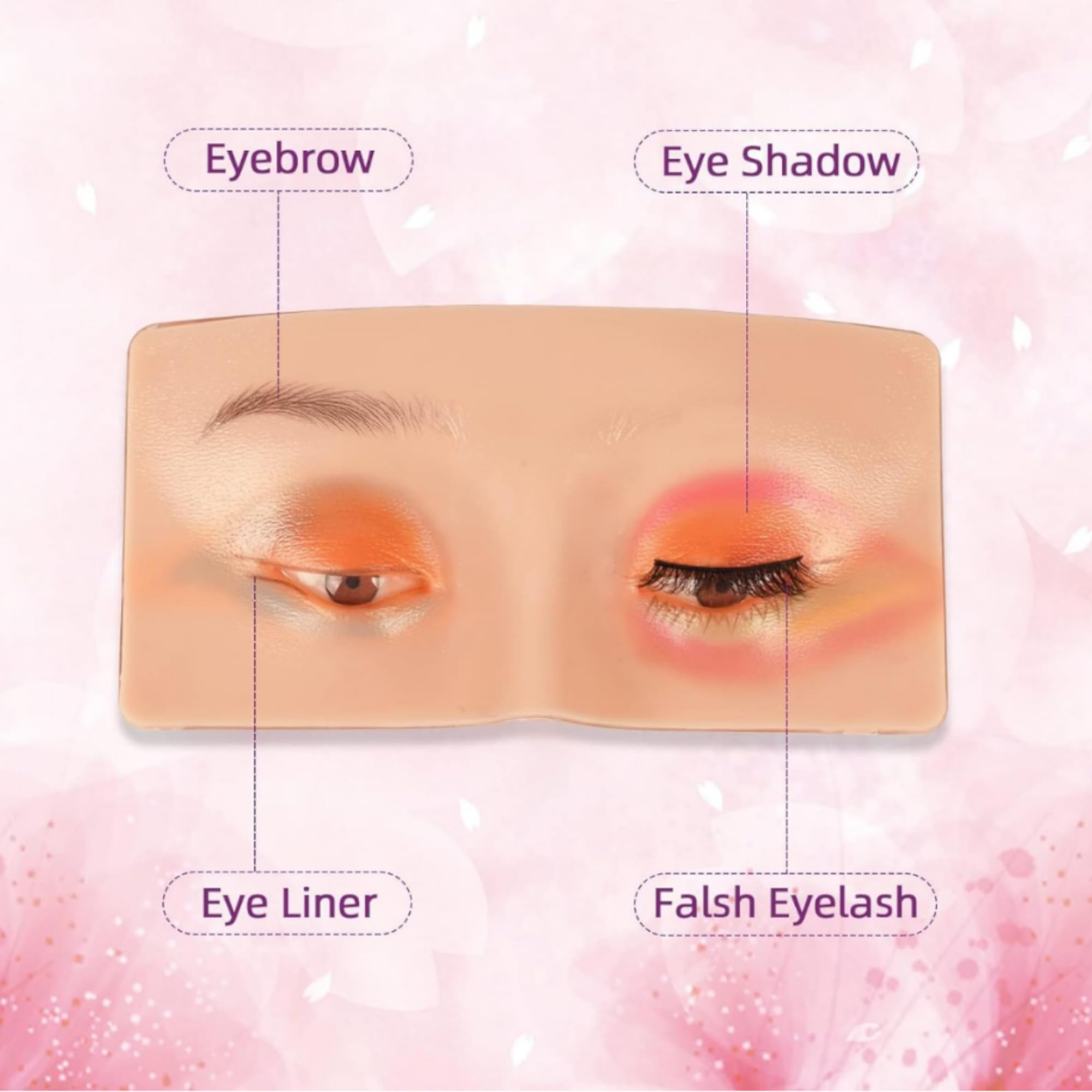 LAVENUST Realistic Microblading Pad - Eye Makeup Practice Tool 4