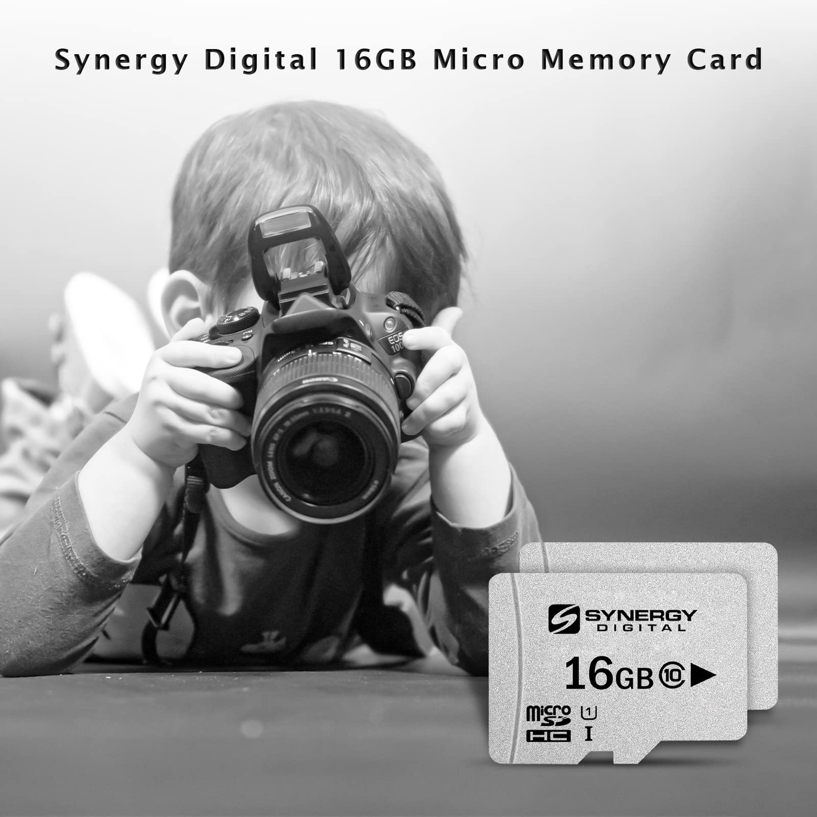 Synergy Digital 16GB Micro SDHC Secure Digital UHS-I Memory Cards, Compatible with Motorola WX435 Cell Phone - Class 10, U1, 95MB/s, 300 Series - Pack of 5 4