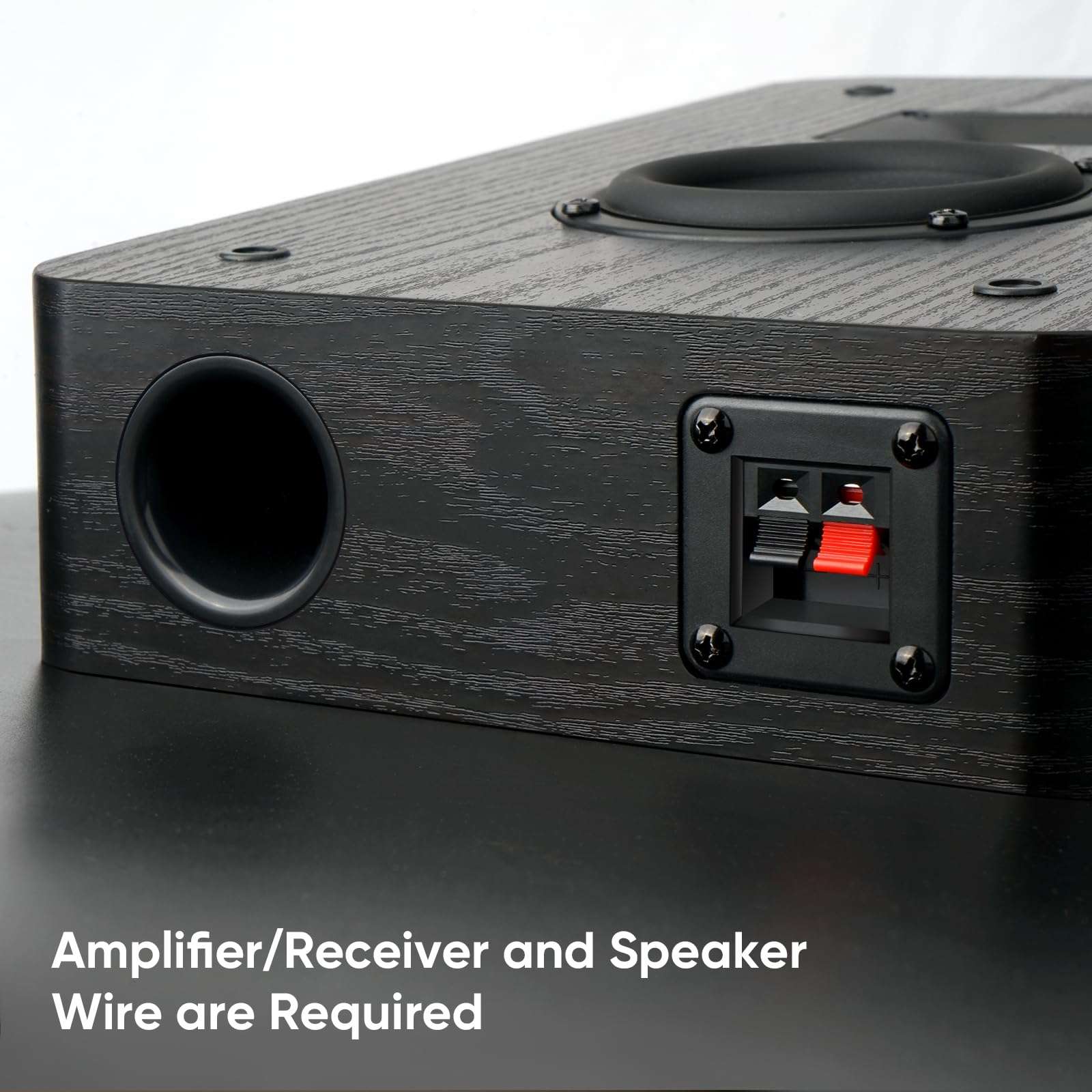 Saiyin On-Wall Speakers (Pair) - Compact & Powerful Wall-Mountable Surround Sound Speakers, 3.5-Inch Woofer with Precision Horn Tweeter, 2-Way Passive Speakers for Crystal Clear Audio 5