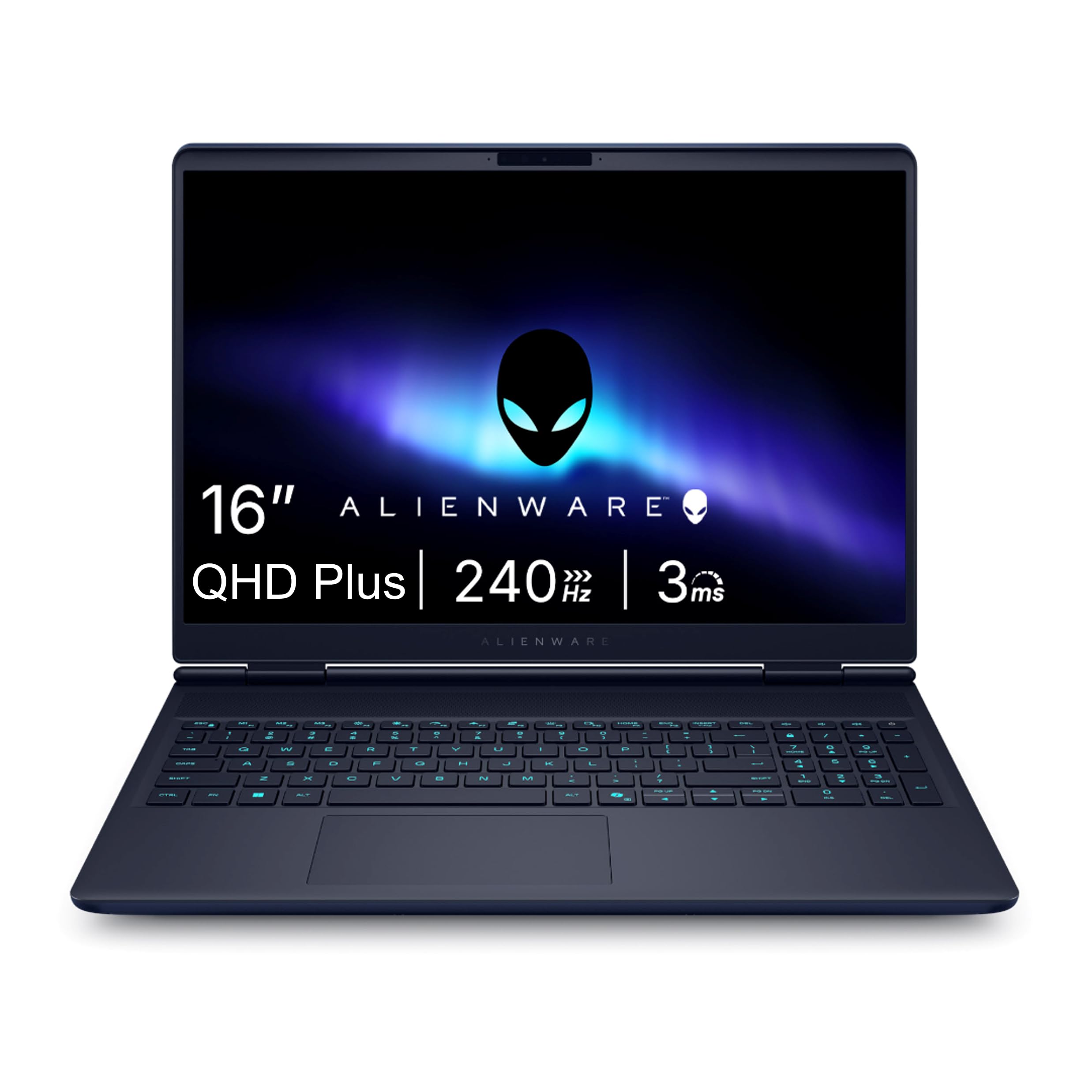 Alienware 16X Aurora Gaming Laptop, AI Enabled Intel Core Ultra9 HX Processor, 32GB DDR5, 1TB SSD, NVIDIA GeForce RTX 5070, 8GB GDDR7, 16" QHD+ 240Hz Display, Backlit KB, Interstellar Indigo, 2.66kg