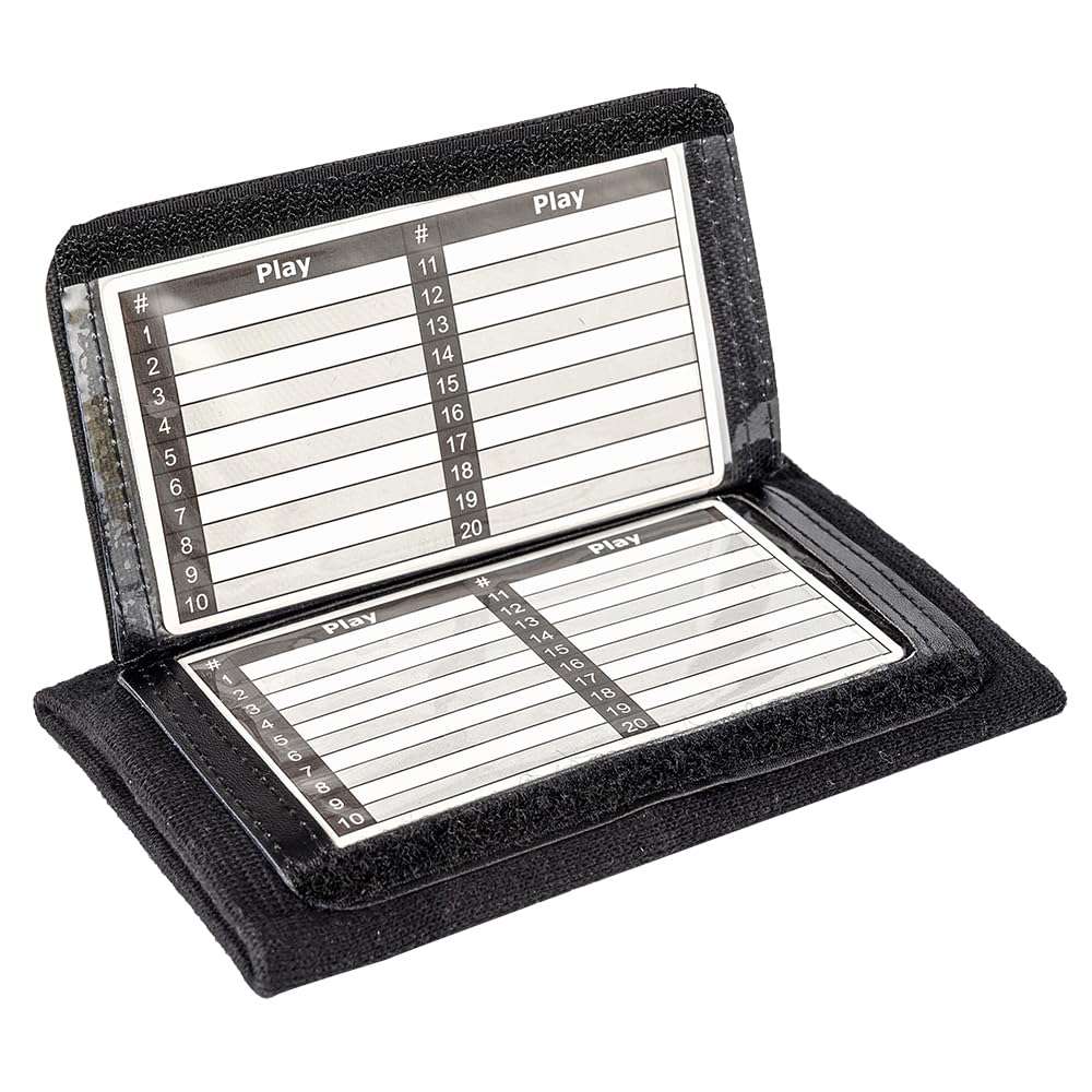 Adult Wrist Coach (20 Pack)- Playbook QB Wristband - Triple Windows Football Armband 3