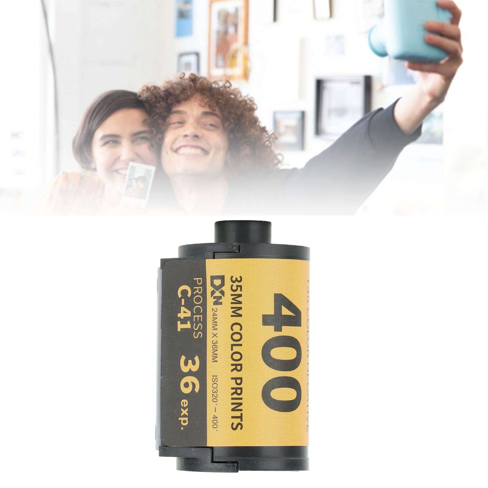 MUNEFE Camera Color Film, Color Neative Film, ISO 320‑400 3mm HD Camera Color Neative Film for 13 Cameras(36 Sheets) 6