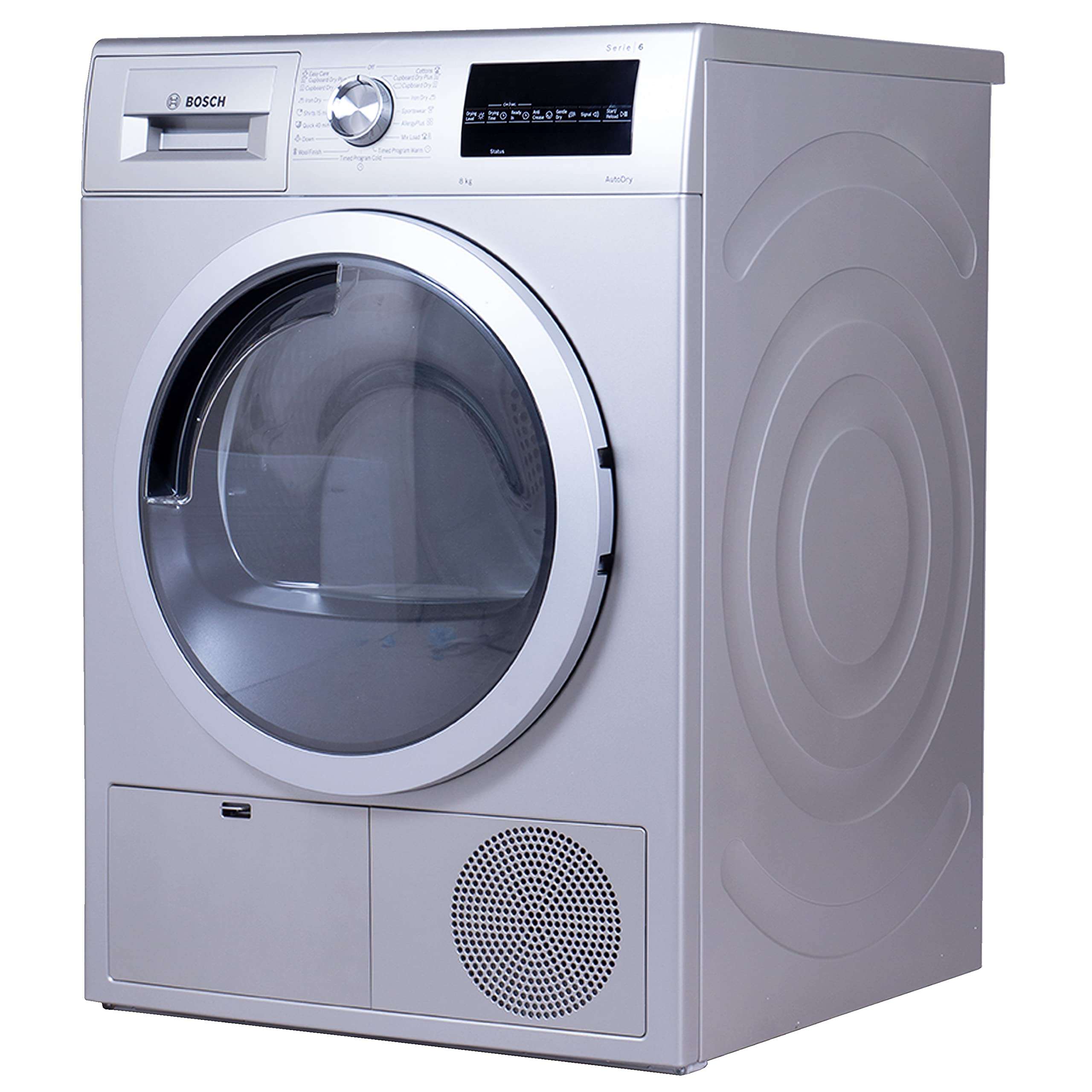 Bosch 8 kg Fully Automatic Condenser Tumble Dryer WTG8640SIN, Silver, Inbuilt Heater) 5