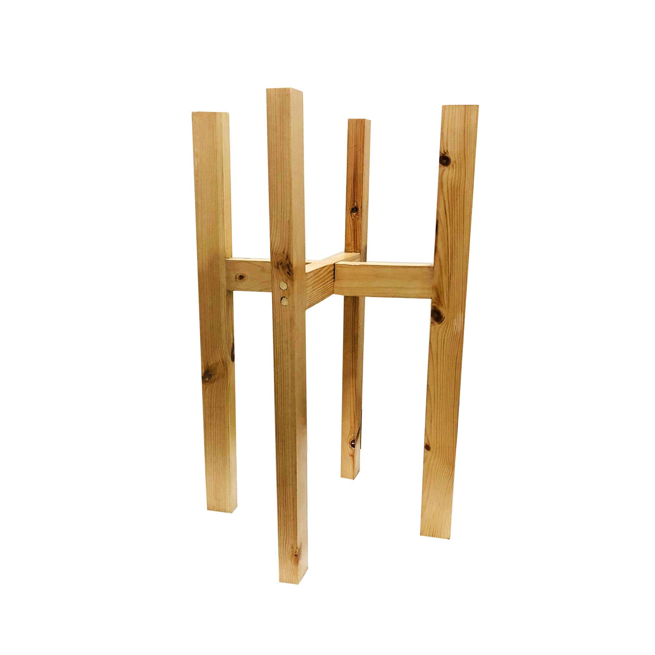 SHOPMEFAST Plastic;Wood Plant Stand (Brown_ 25 Inch x 15 Inch) 4