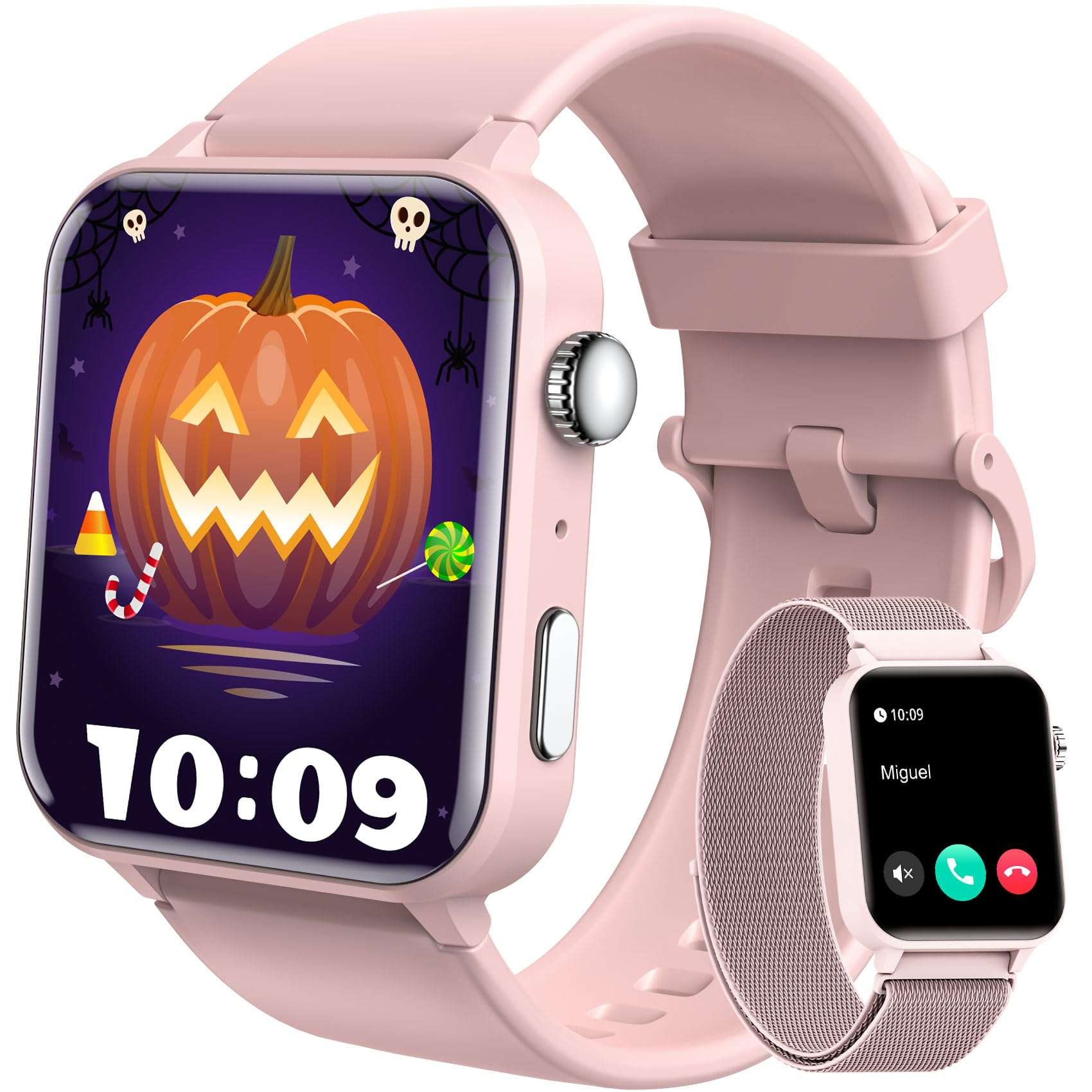 Blackview Smart Watches for Women(Make and Answer Calls),1.85''HD Screen Fitness Tracker Watch,100+ Sport Modes,SpO2/Heart Rate/Sleep Monitor for Android iPhone 1