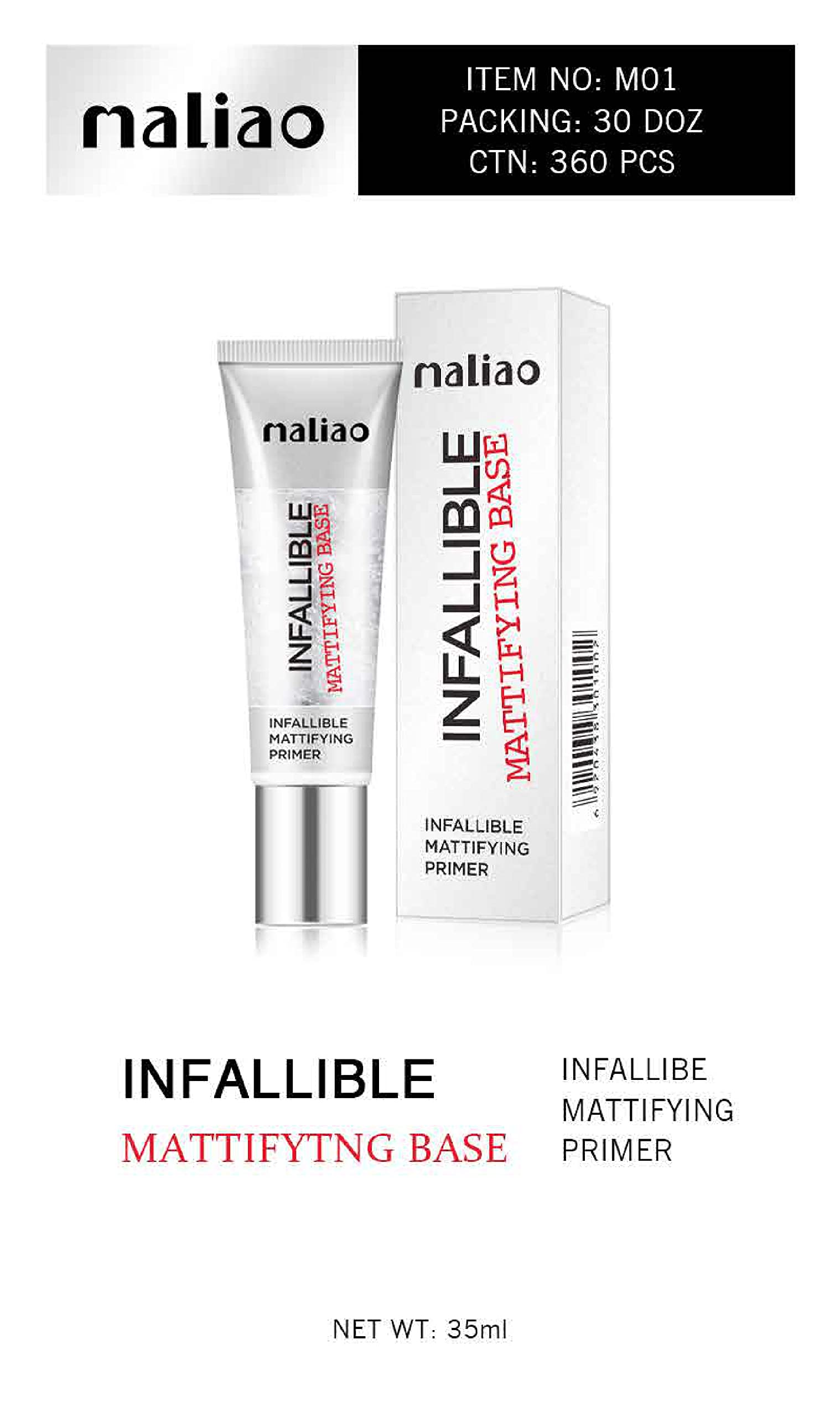 Maliao INFALLIBLE Mattifying Base Primer (35 ml) 3