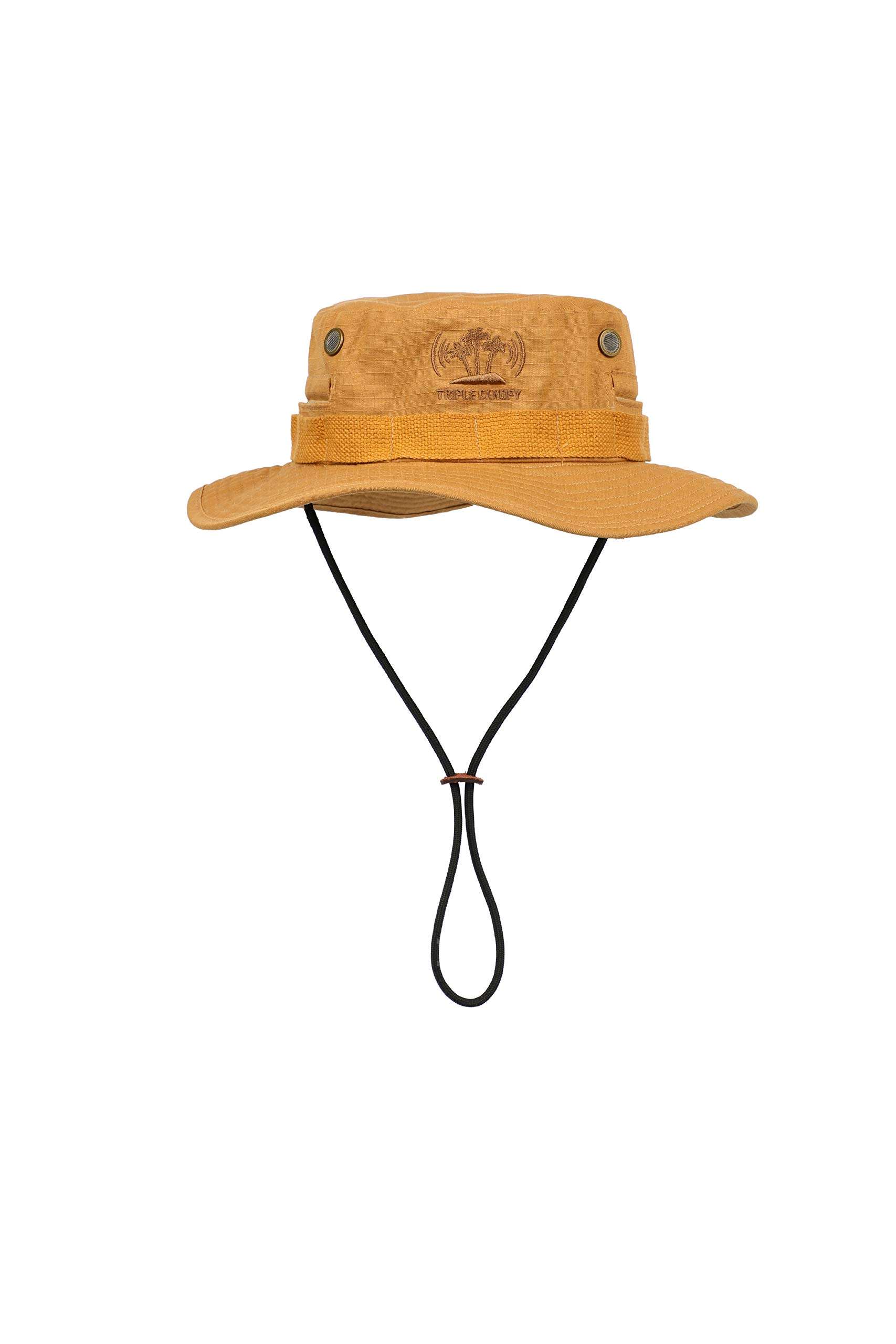 TCG Boonie Hat with Headphone Ear Protection Compatibility 7 5/8 Coyote Brown 2