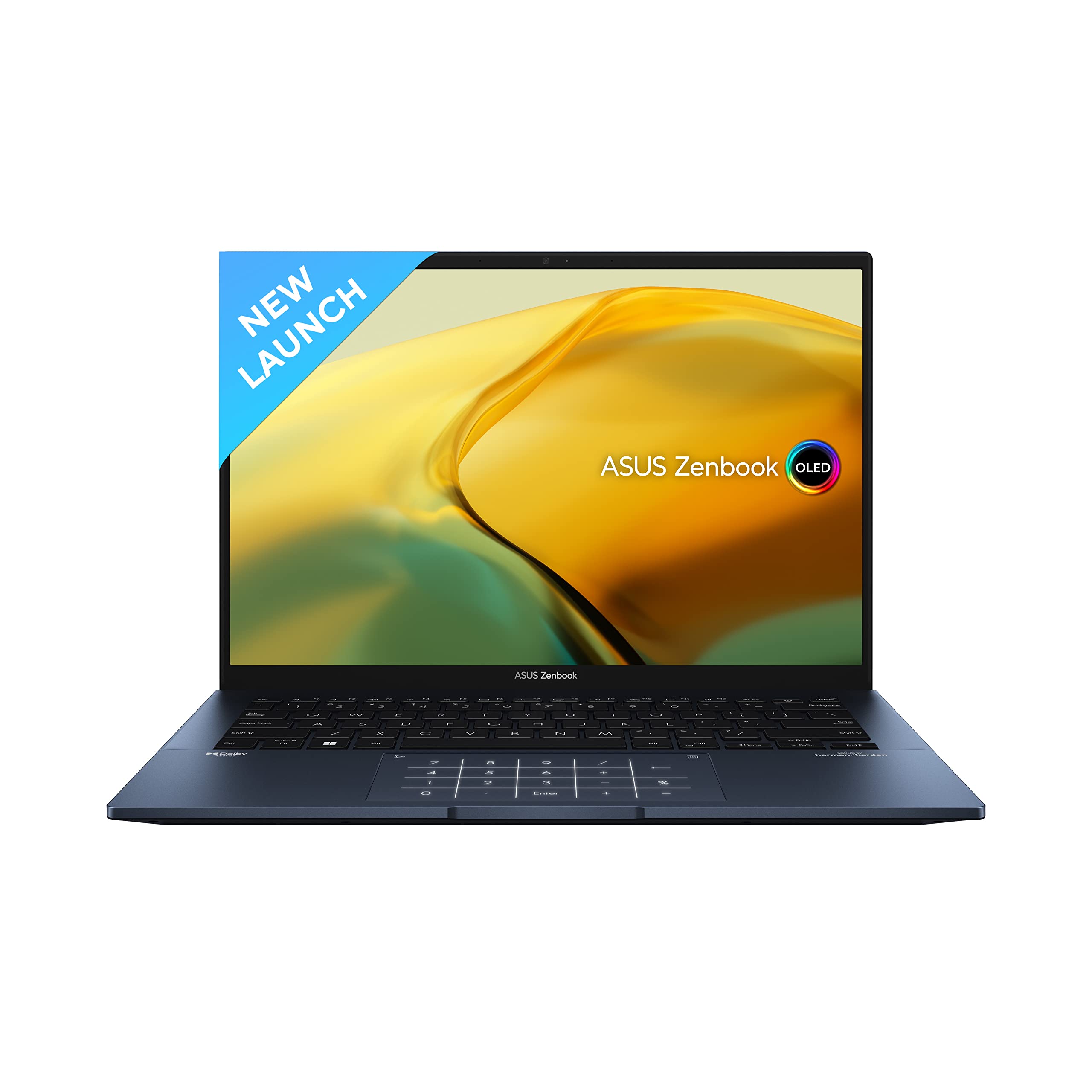 ASUS Zenbook 14 OLED (2023), Intel Core i7-1360P 13th Gen, 14" (35.56 cm) 2.8K 90Hz OLED, Thin & Light Laptop (16GB/512GB SSD/Iris Xe/Win 11/Office 2021/75W Battery/Blue/1.39 kg), UX3402VA-KN741WS 1