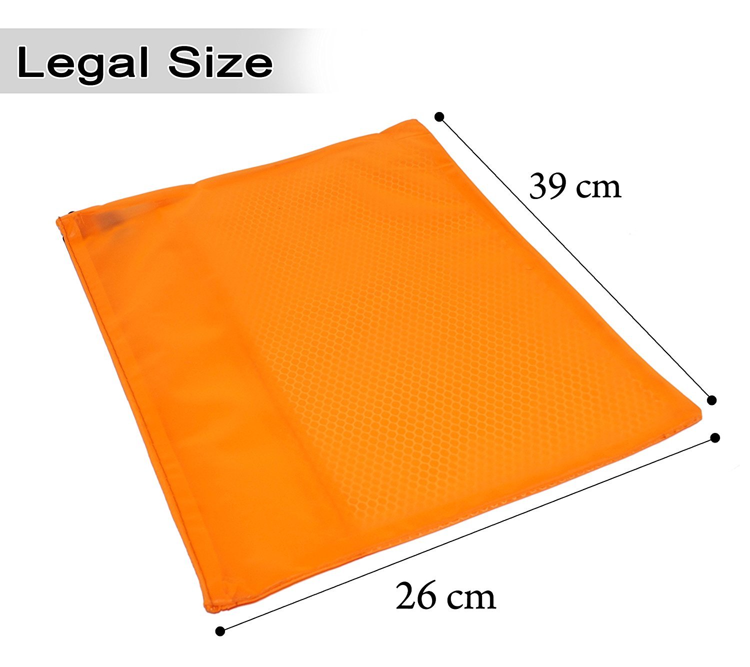 SNDIA 5-Pack Multicolor Mesh Zippered Pen Pencil Case &Travel Pouch (39 X 25 cm) 6