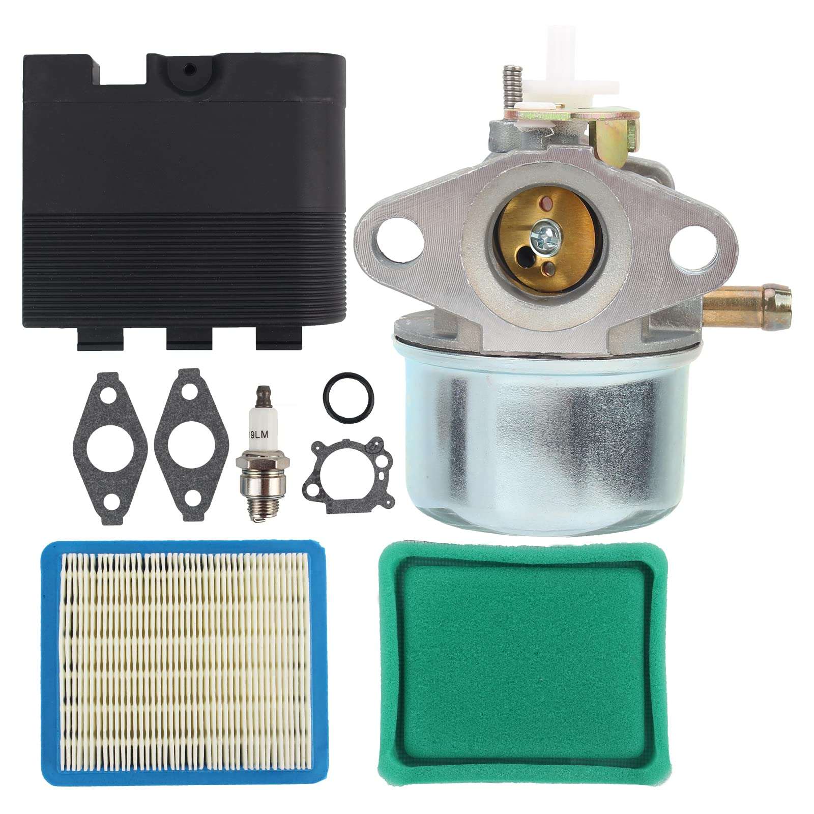 Carbhub 499059 Carburetor Replace 497586 799869 792253 Fit for Rotary 14112 Oregon 50-658 for Troy Bilt 020337 020337-0 020337-1 020337-2 1902 Lawn Mower Pressure Washer for 4-7 Hp Engine 1