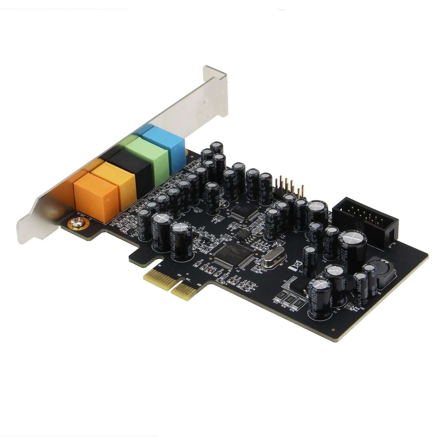 SEDNA - SE-PCIE-SC-10 PCIe 7.1 Channel Sound Card (CM8828 + CM9882A) with SPDIF Bracket (Standard and Low Profile Brackets are Included) 3
