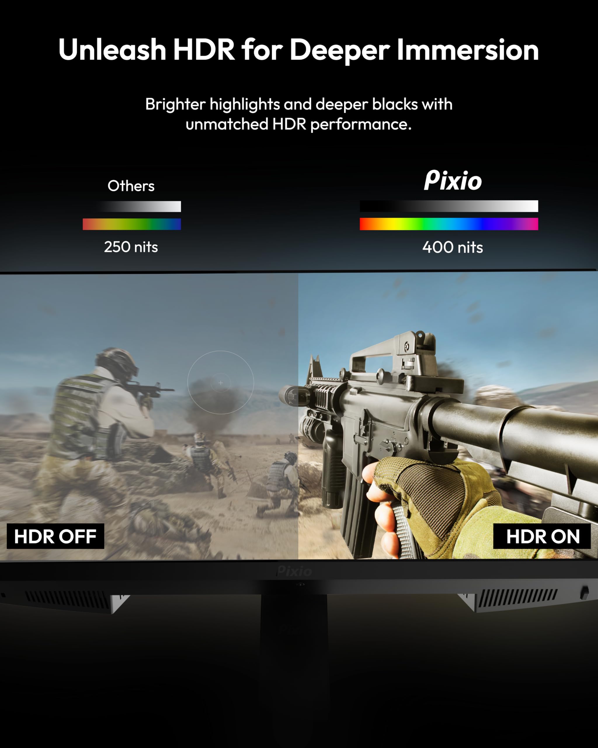 Pixio PX279 Prime Neo 27 inch 240Hz Refresh Rate FHD 1080p Resolution Fast IPS Panel 1ms GTG Response Time Gaming Monitor with Adaptive Sync 5