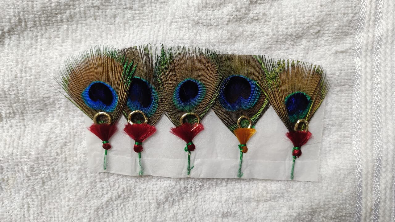 FIRMUS Laddu Gopal Mor Pankh Kalangi for Laddu Gopal Mukut, Pagdi - Pack of 1 Pieces 4