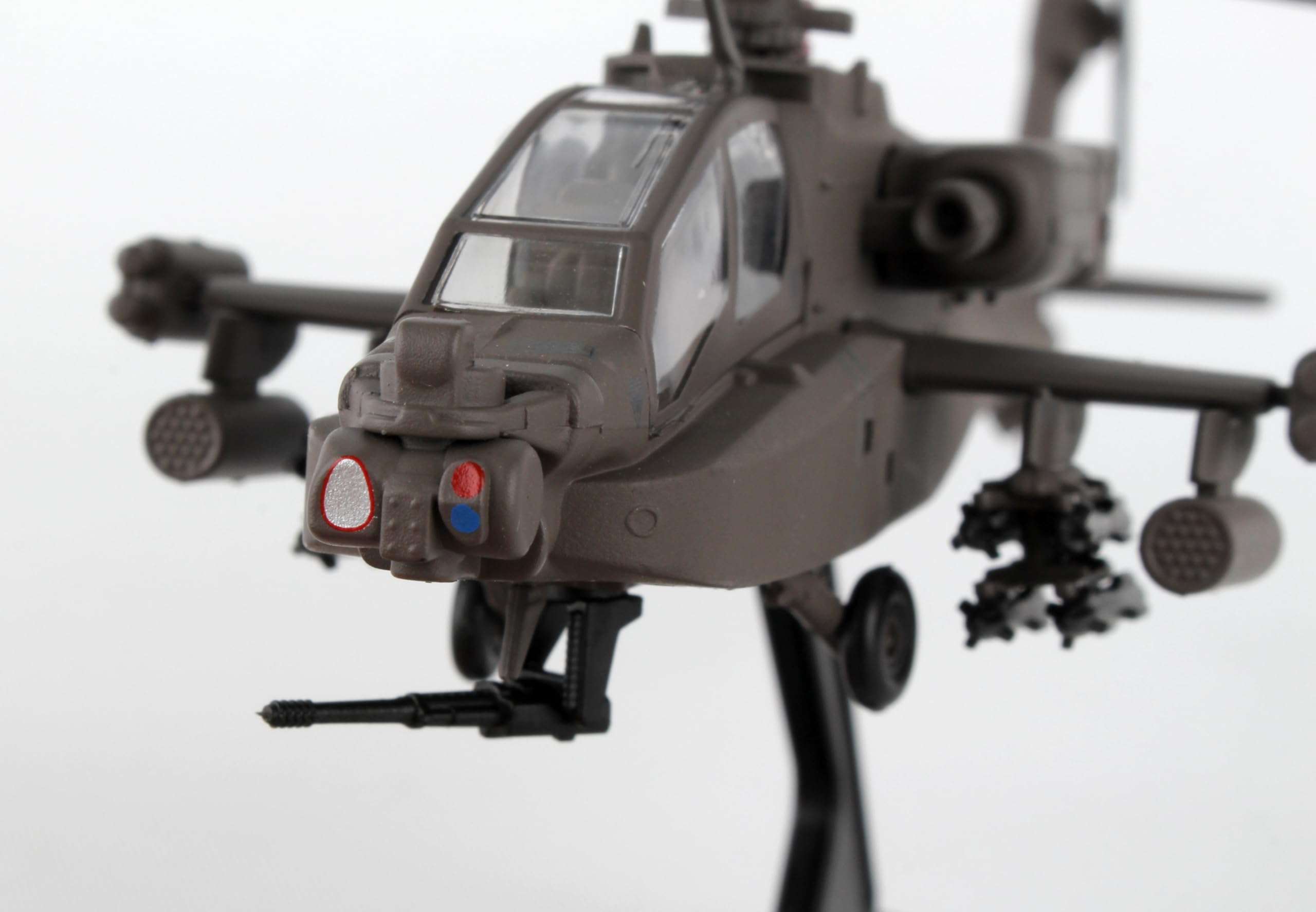 Daron Postage Stamp Boeing AH-64D Apache Longbow 1/100 Scale Diecast Display Model with Stand ,Medium 4