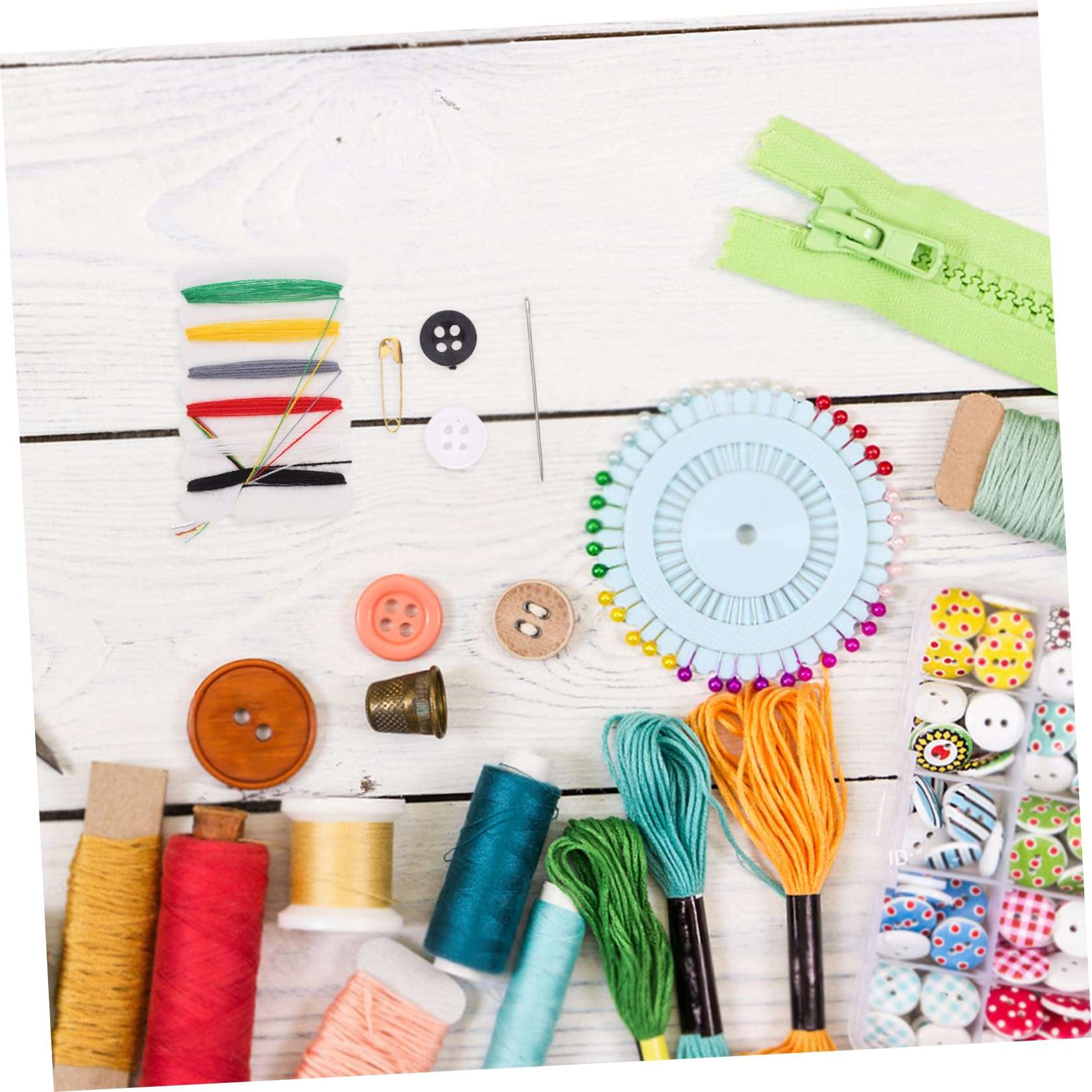 STOBOK 100 Packs Sewing Kit Stitch Sewing Supplies Needles Sewing Thread Kit Beginners Portable Sew Kit Embroidery Sewing Accessories Mending Kit Hotel Kits Speedy Travel 6