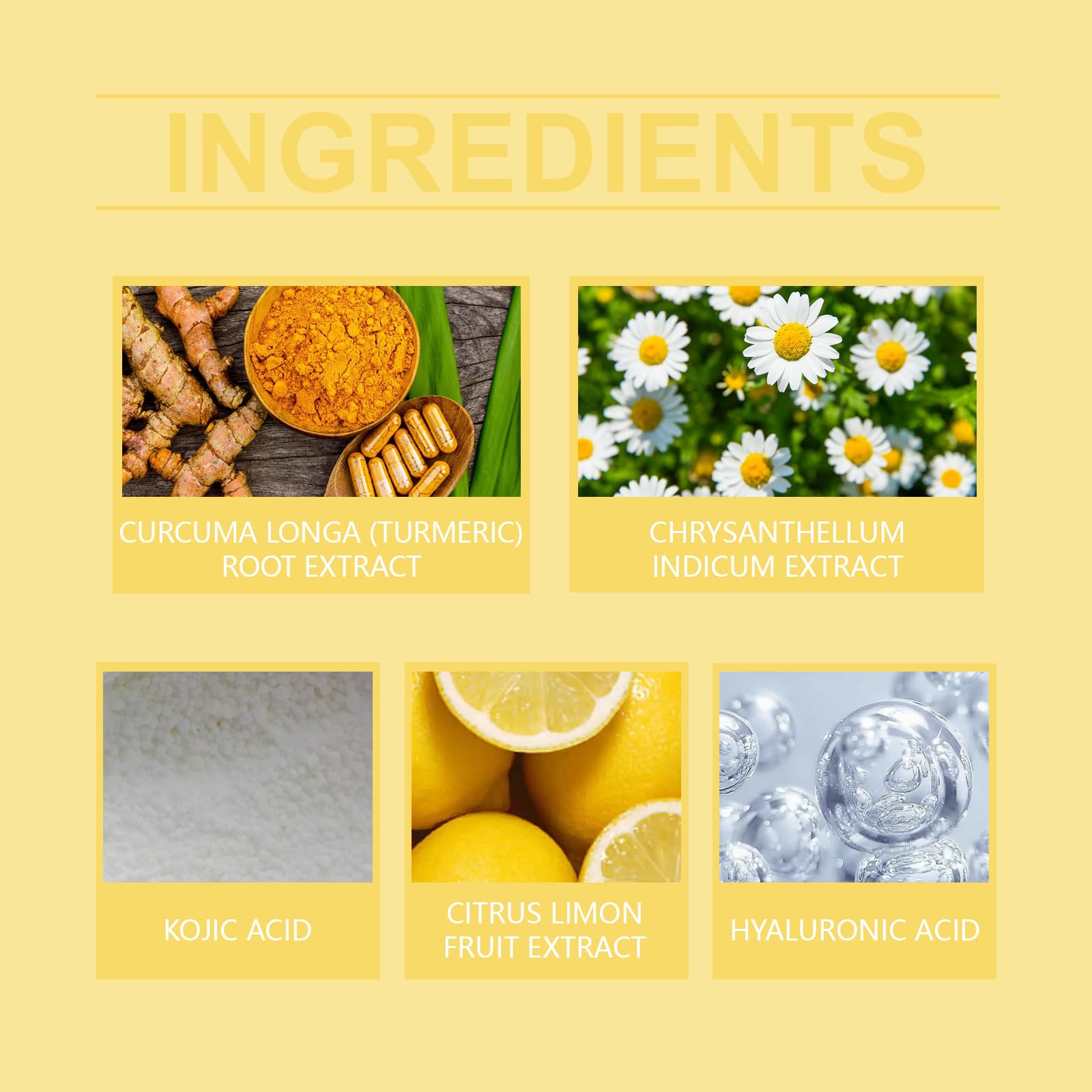 HOYGI Kojic Acid and Turmeric Cleansing Pads for Face Cleansing and Exfoliation, Turmeric Face Scrub Pads, 30 Pcs/Box 4