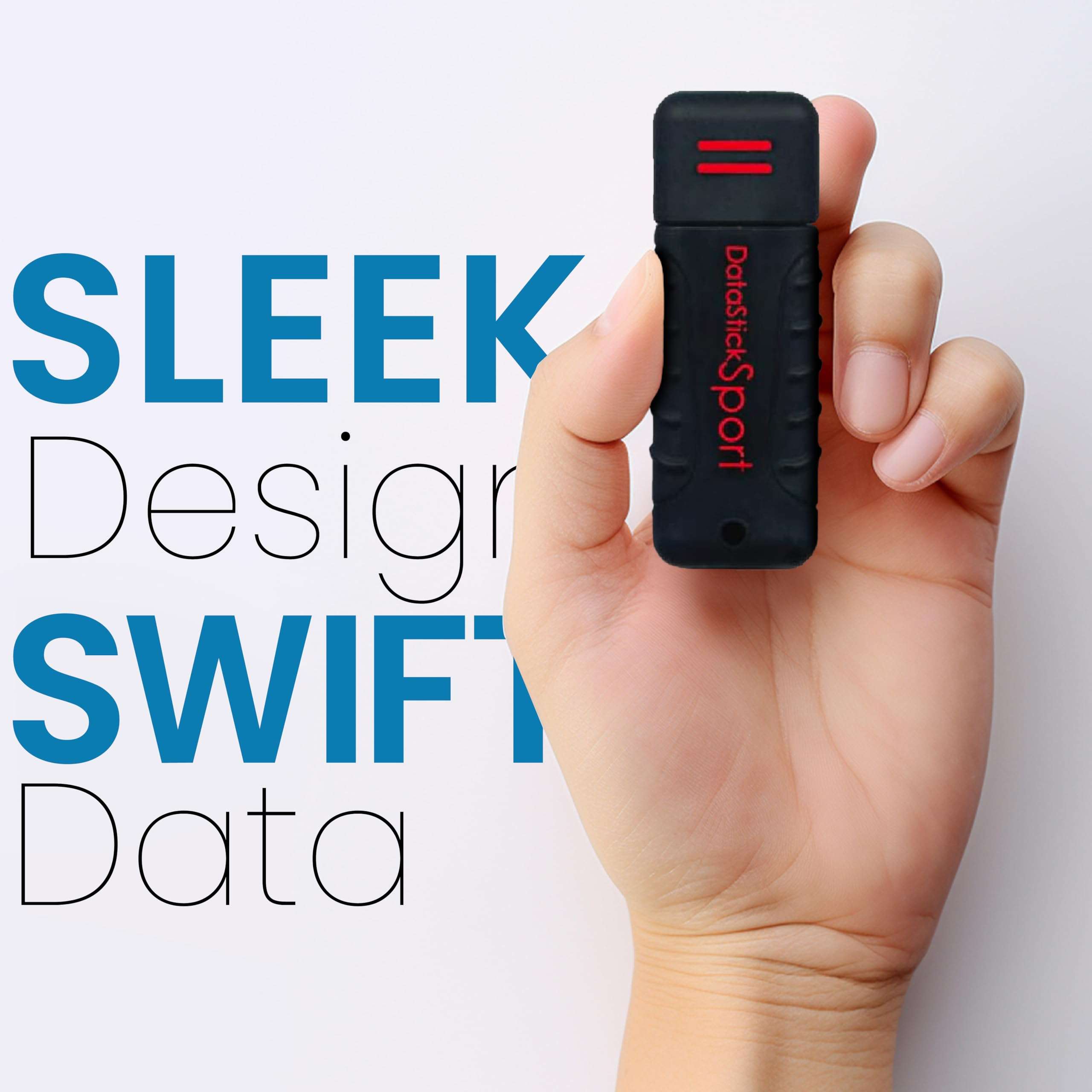 Centon Electronics DataStick Sport USB 2.0 Flash Drive, Waterproof USB Drive, Shock-Resistant Silicon Case, Versatile USB Stick, 8 GB Storage Capacity, Black, Pack of 10 4