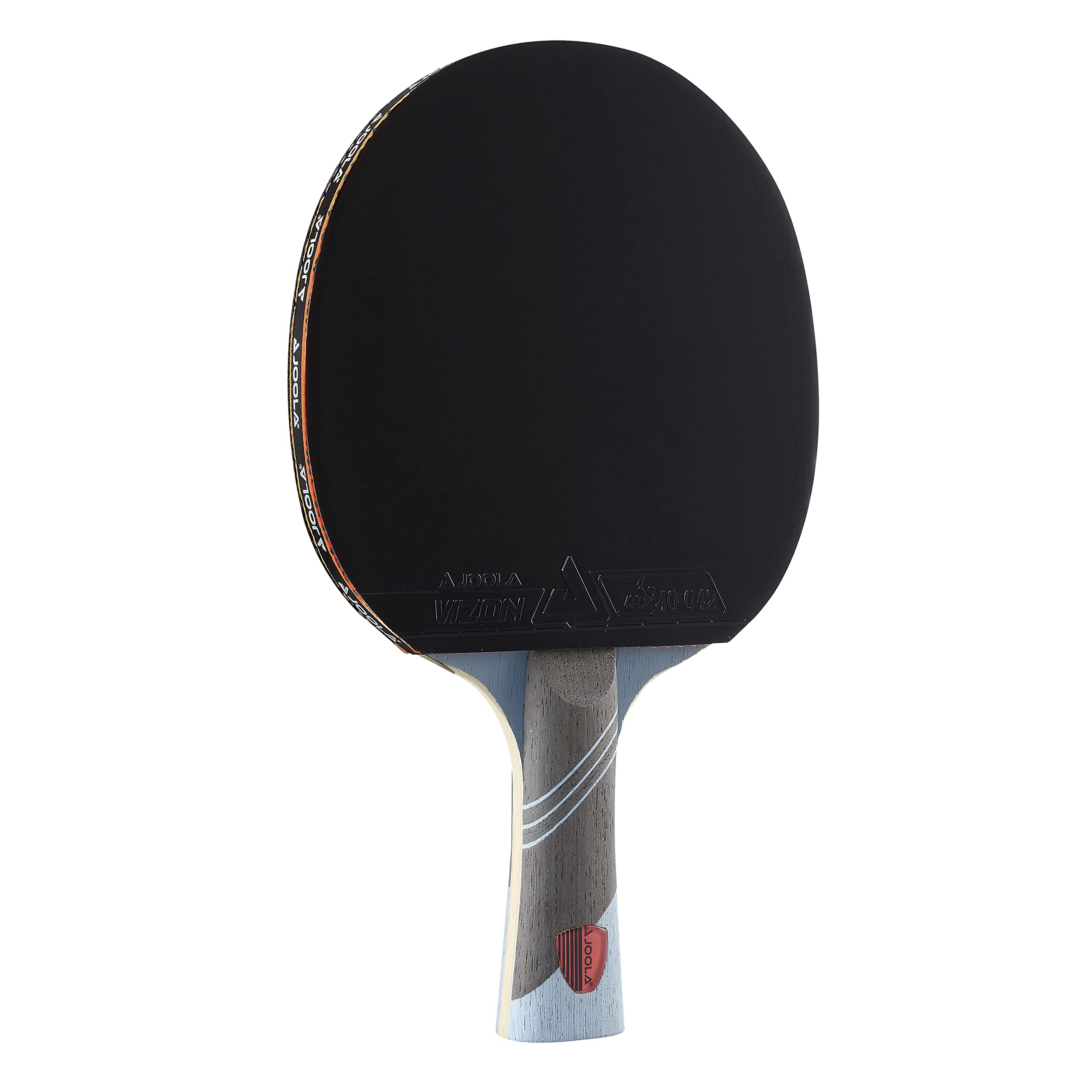JOOLA Omega Speed - Table Tennis Racket for Advanced Training with Flared Handle - Tournament Level Ping Pong Paddle with Vizon Table Tennis Rubber- Designed for Speed , Light Blue 1