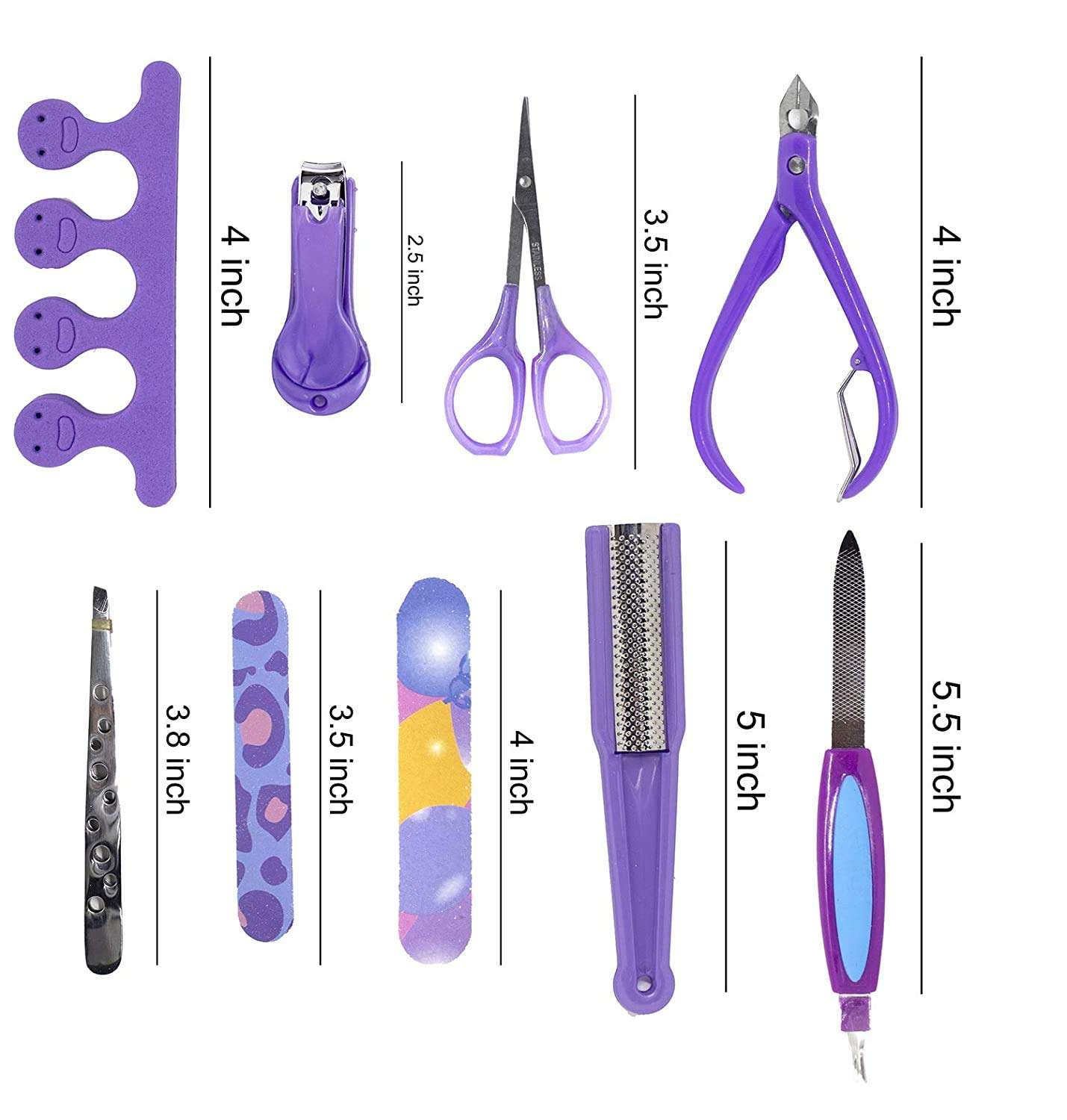 Pelo Manicure Pedicure Kit For Parlor Accessories, Manicure Pedicure Kit For Women And Men 2