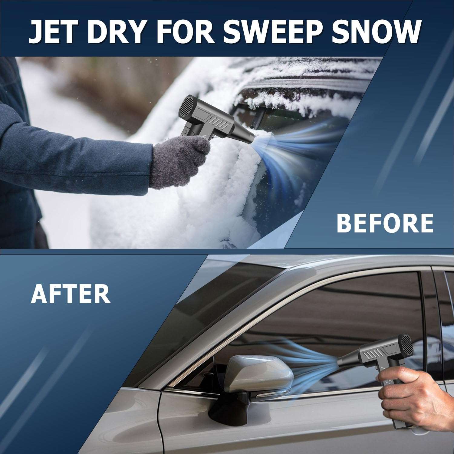 CAGIWIRU Compressed Air Duster -Mini Blower Turbo Fan,150000RPM Cordless Electric air Duster for Keyboard PC Cleaning,No Canned,Jet Dry Blower Air Blower for Home and Car 5