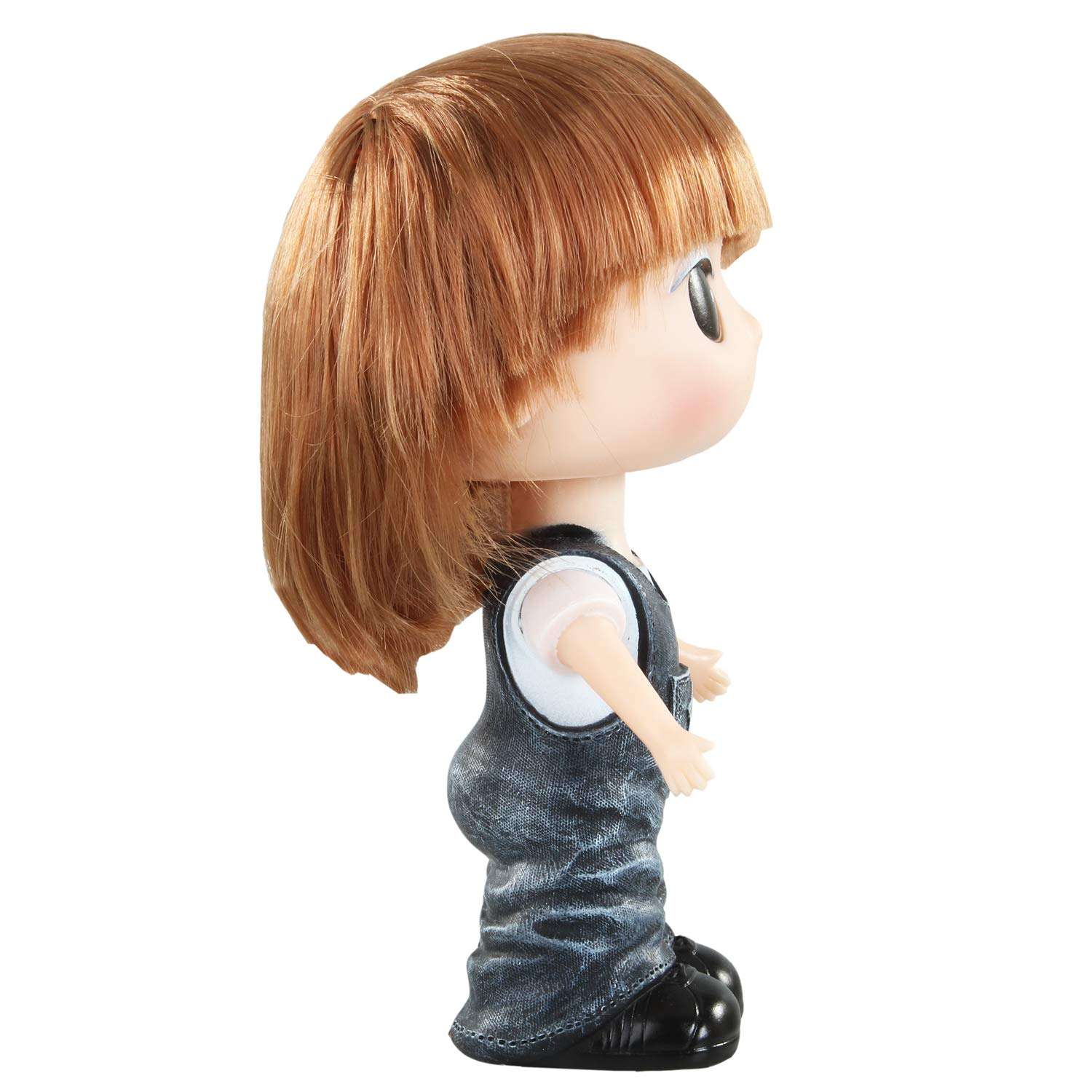 Shivexim® Cute Doll Piggy Bank (Black) 3