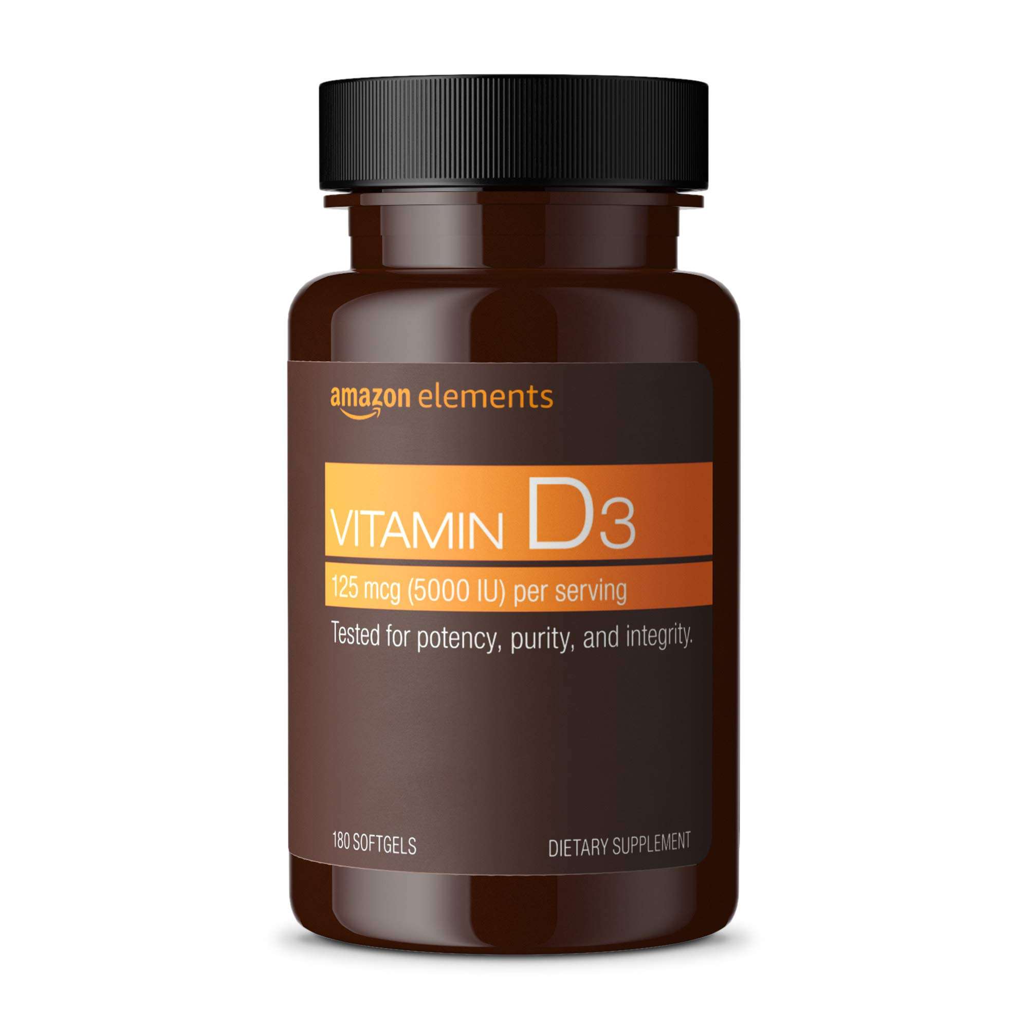 Amazon Elements B Complex (65 Capsules) and Amazon Elements Vitamin D3 (180 Softgels) 6