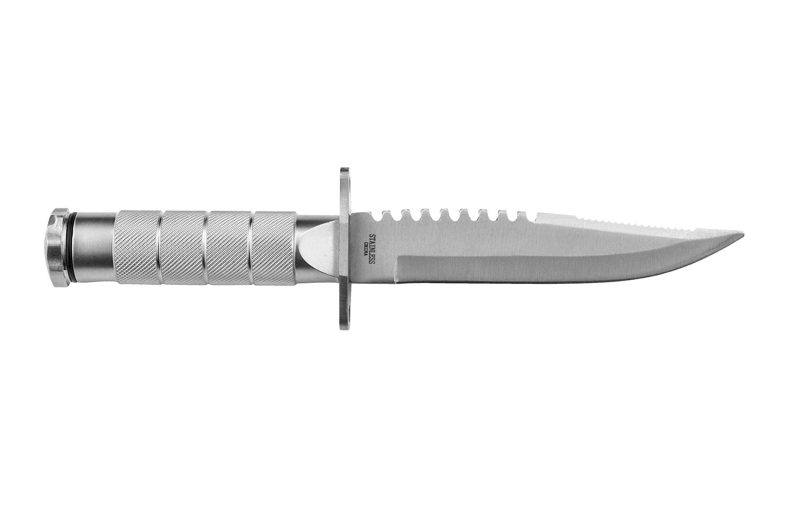 SE 8" Stainless Steel Survival Knife with Compass and Kit - Outdoor Adventure Gear - KFD1522 3