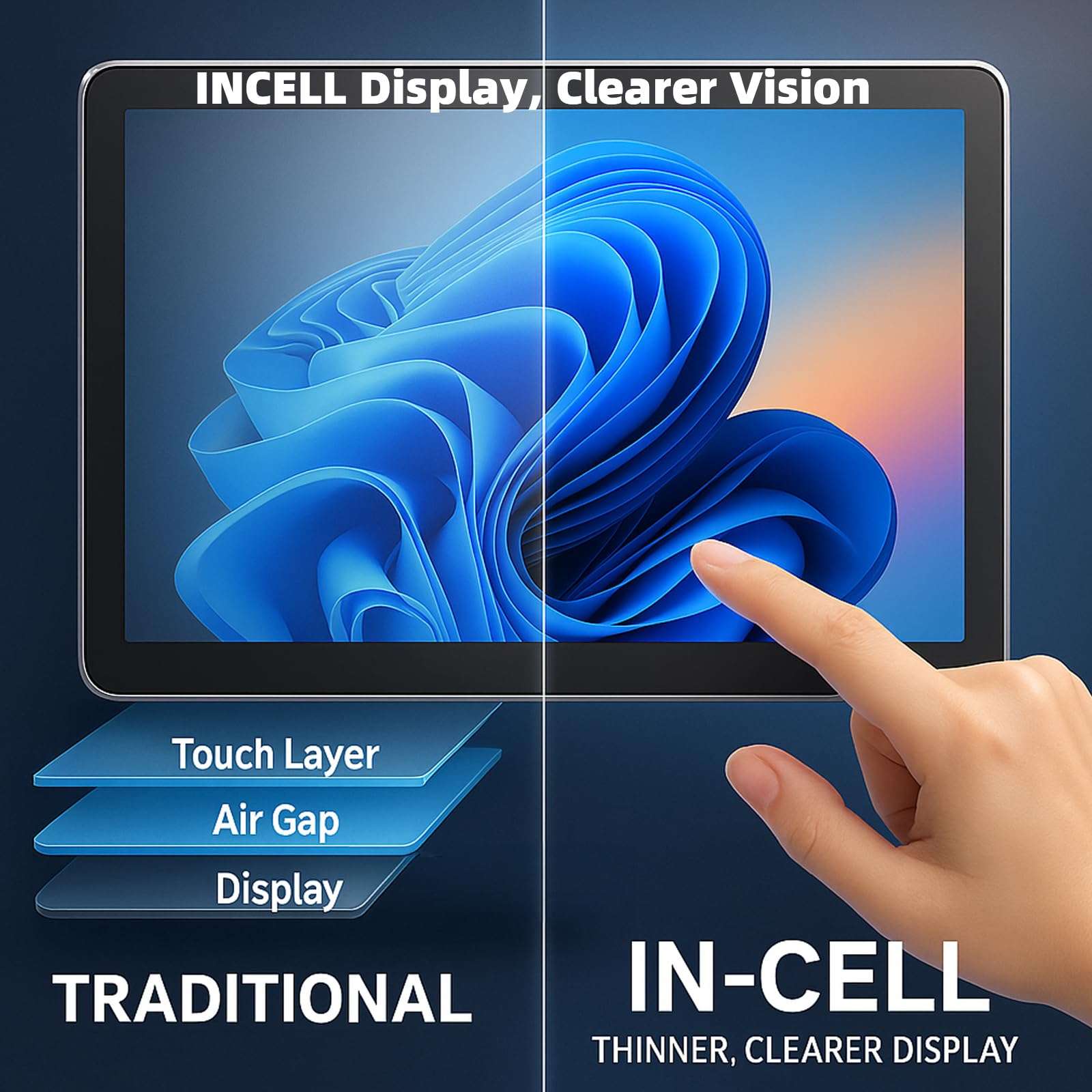 AWOW Windows 11 Tablet with Keyboard: 10.1" in-Cell Display Tablet PC, Mini Laptop 2-in-1, Intel N150, 12GB RAM 256GB SSD, PD 36W Fast Charging, WiFi 6, BT 5.0, HDMI, Type-C, 8MP+5MP Camera 6