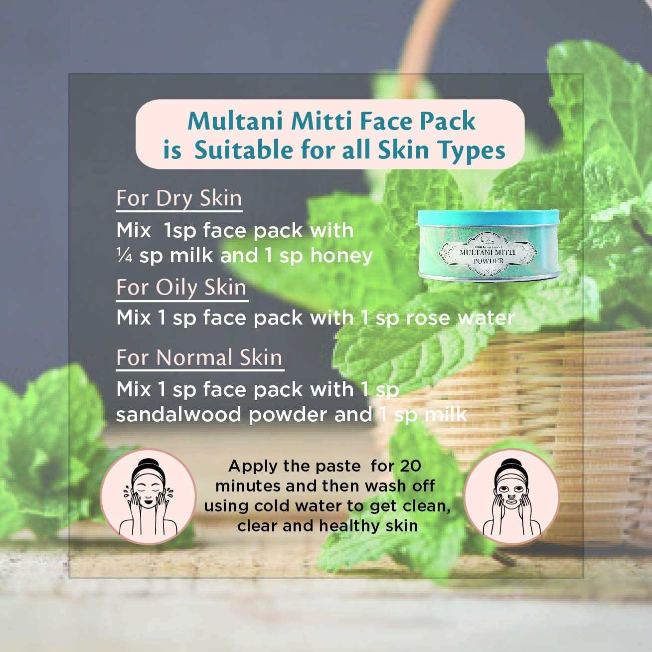 Organic 100% Pure Multani Mitti (Fuller's Earth) Skin Face Clay, 1.8 Kg 4